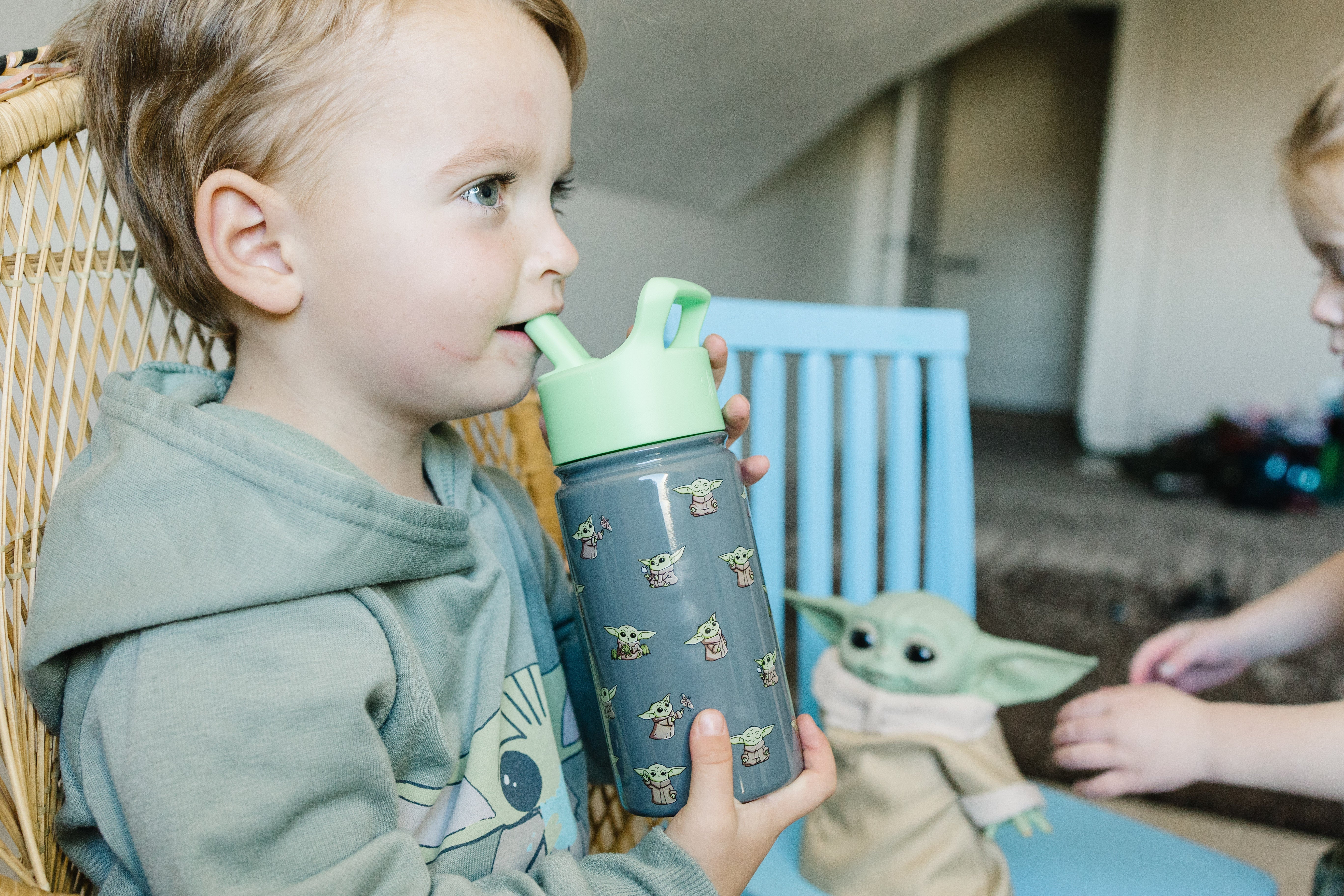 Summit Kids Water Bottle with Straw Lid