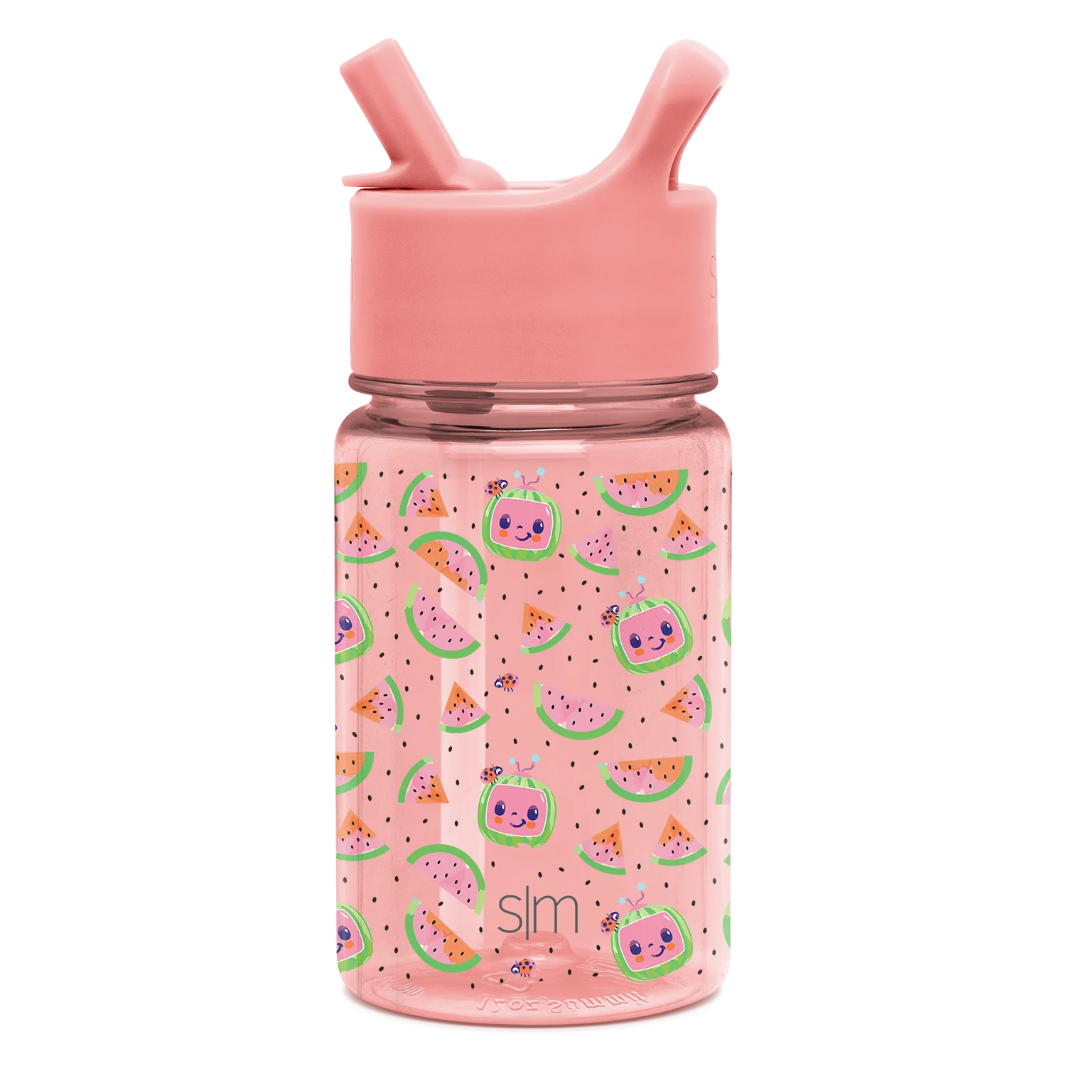 Summit Kids Plastic Water Bottle with Straw Lid