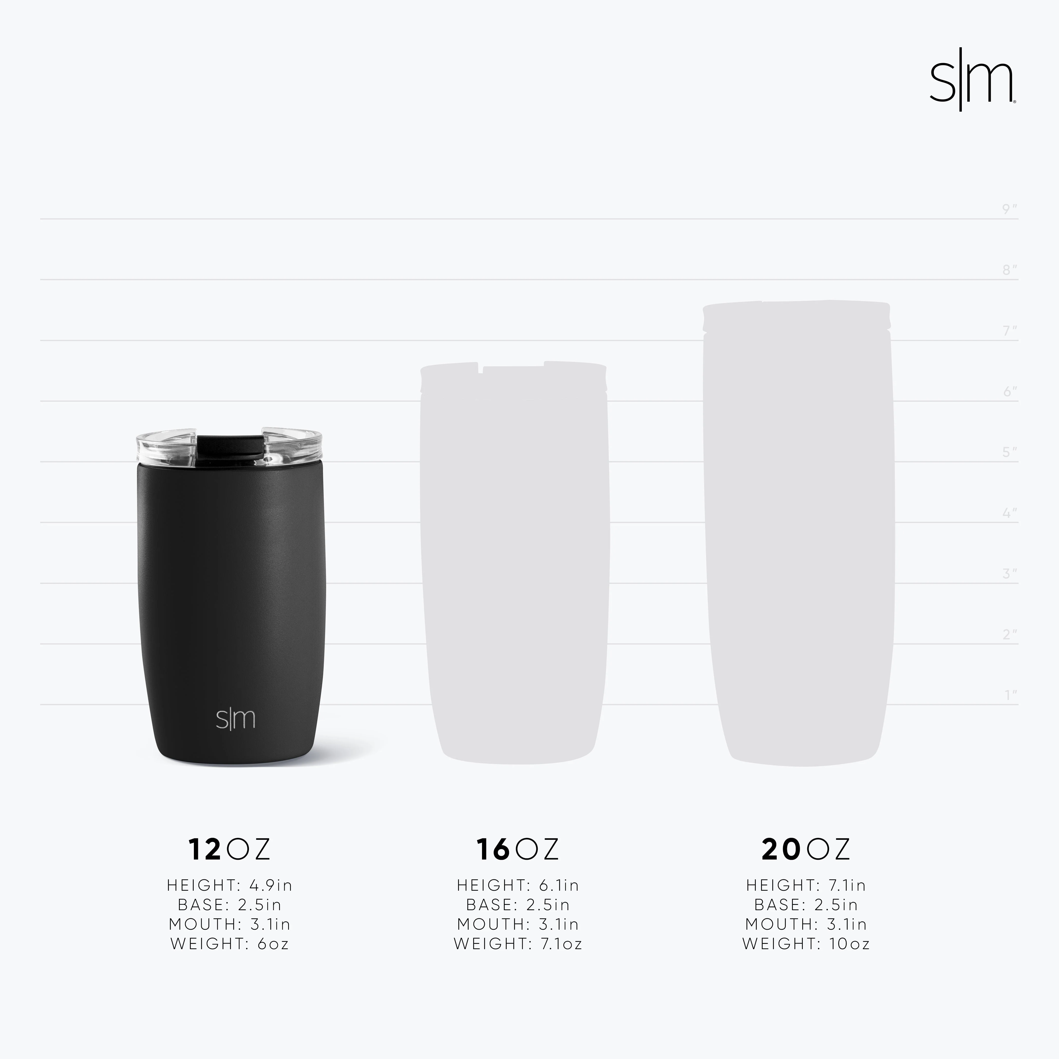 Voyager Tumbler with Clear Flip Lid & Straw