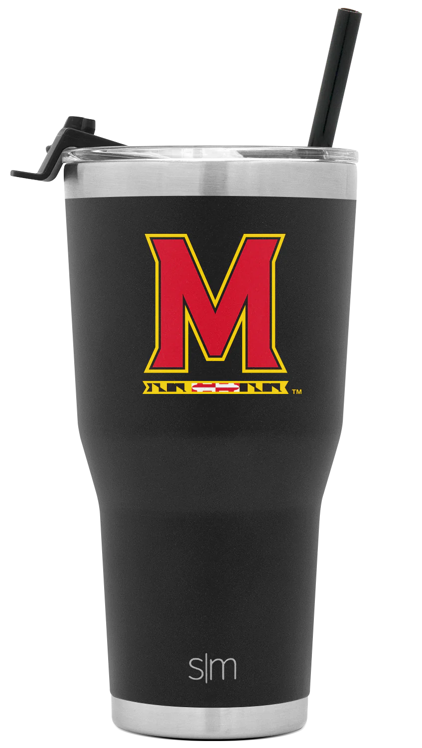 Collegiate Cruiser Tumbler with Flip Lid and Straw
