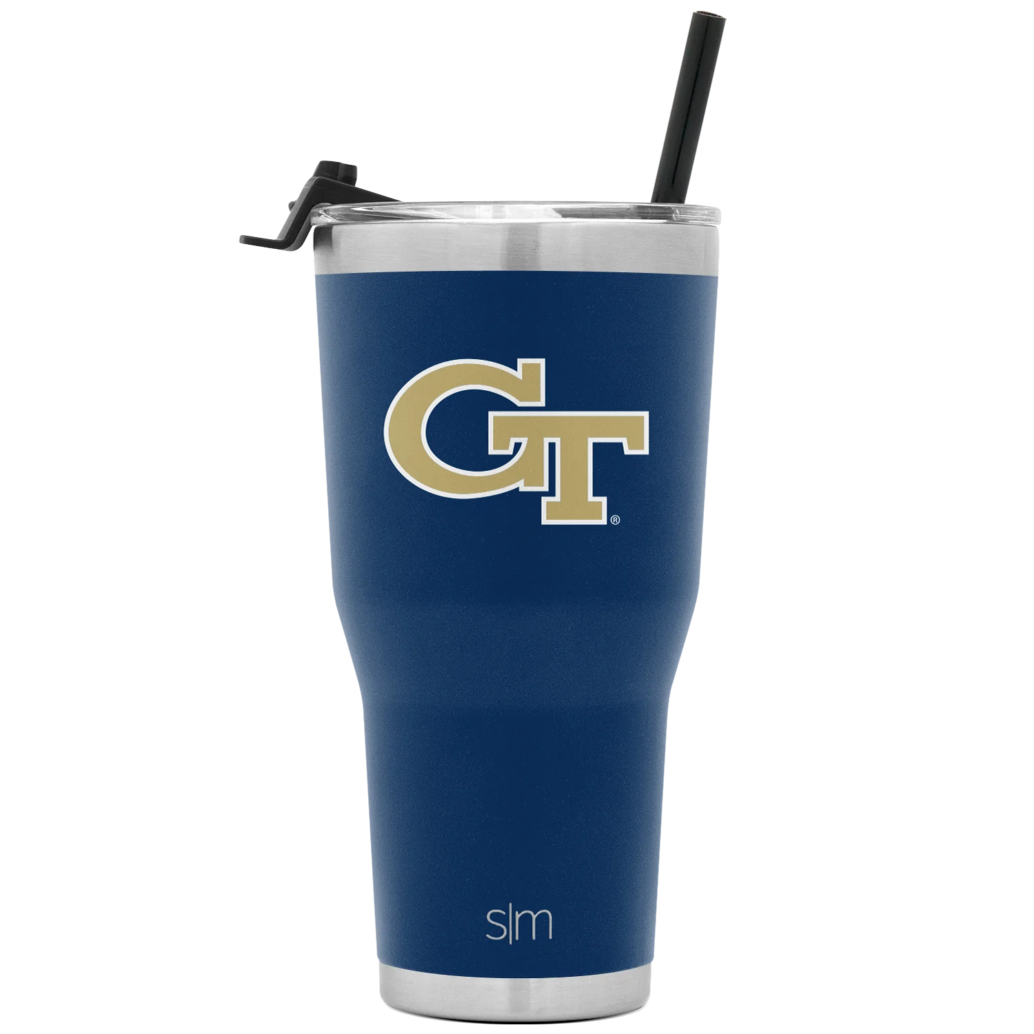 Collegiate Cruiser Tumbler with Flip Lid and Straw