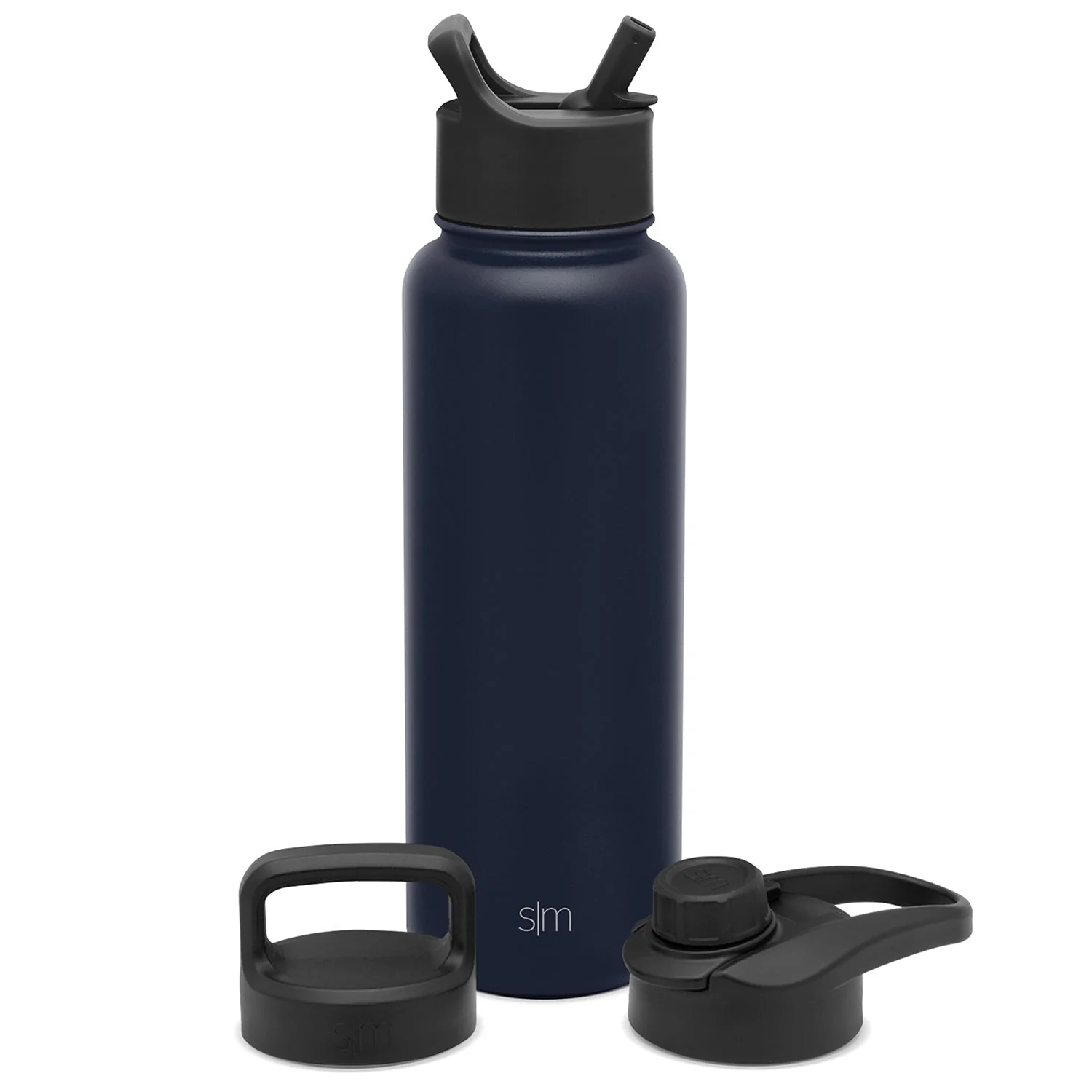 Summit Water Bottle with Straw Lid, Chug Lid, and Handle Lid