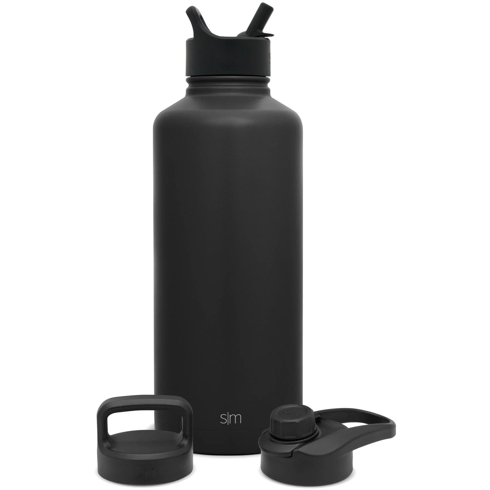 Summit Water Bottle with Straw Lid, Chug Lid, and Handle Lid