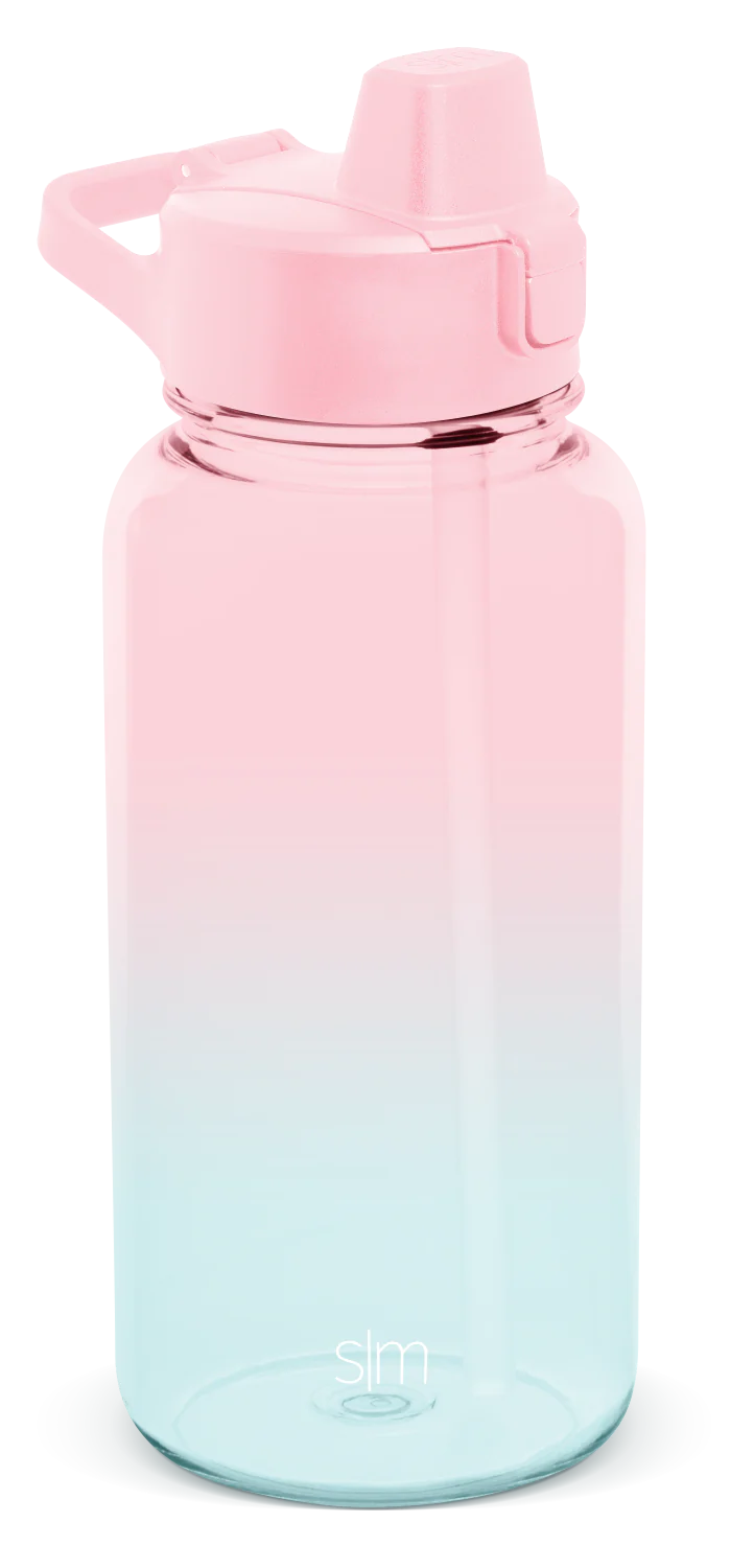 Plastic Summit With Simple Flip Silicone Straw Lid