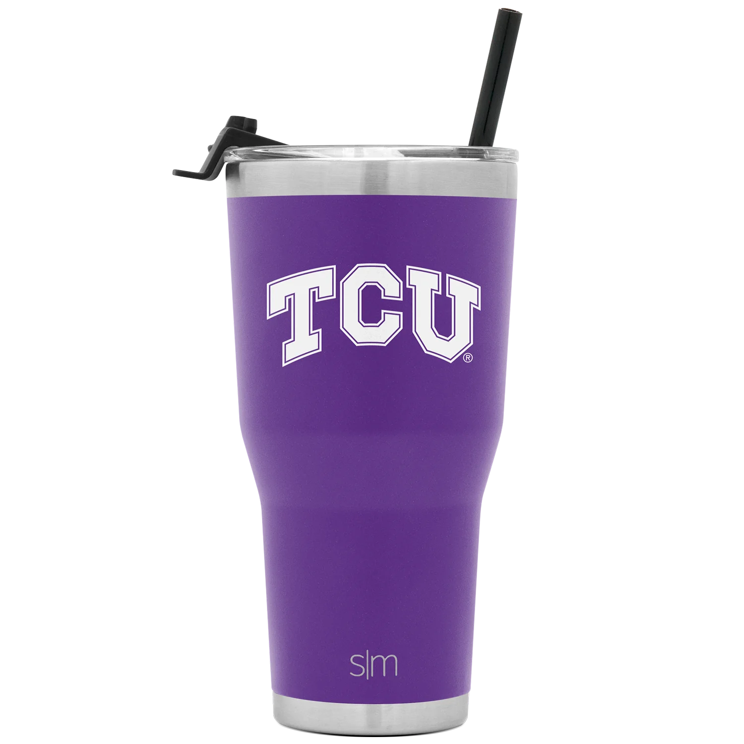 Collegiate Cruiser Tumbler with Flip Lid and Straw