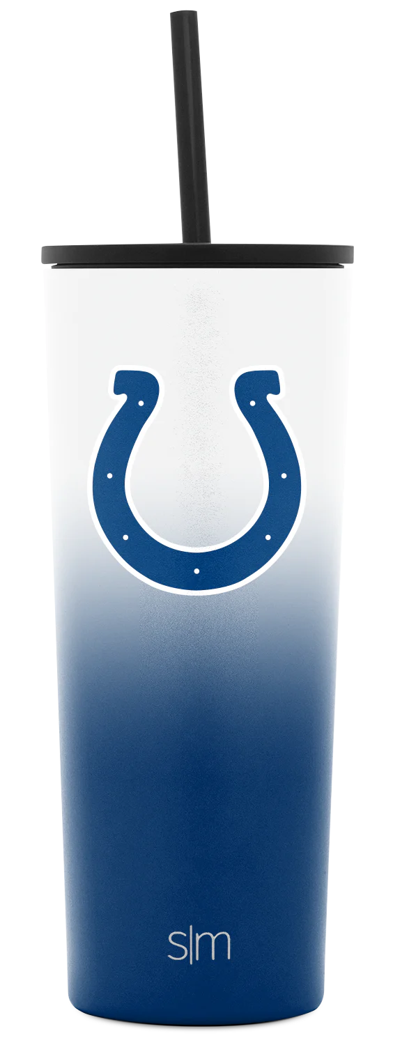 NFL Two-Tone Classic Tumbler with Flip Lid and Straw Lid