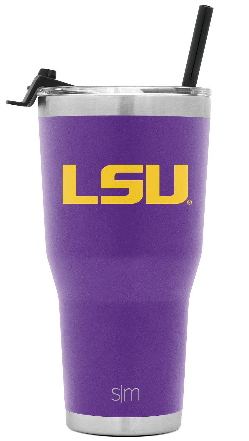Collegiate Cruiser Tumbler with Flip Lid and Straw