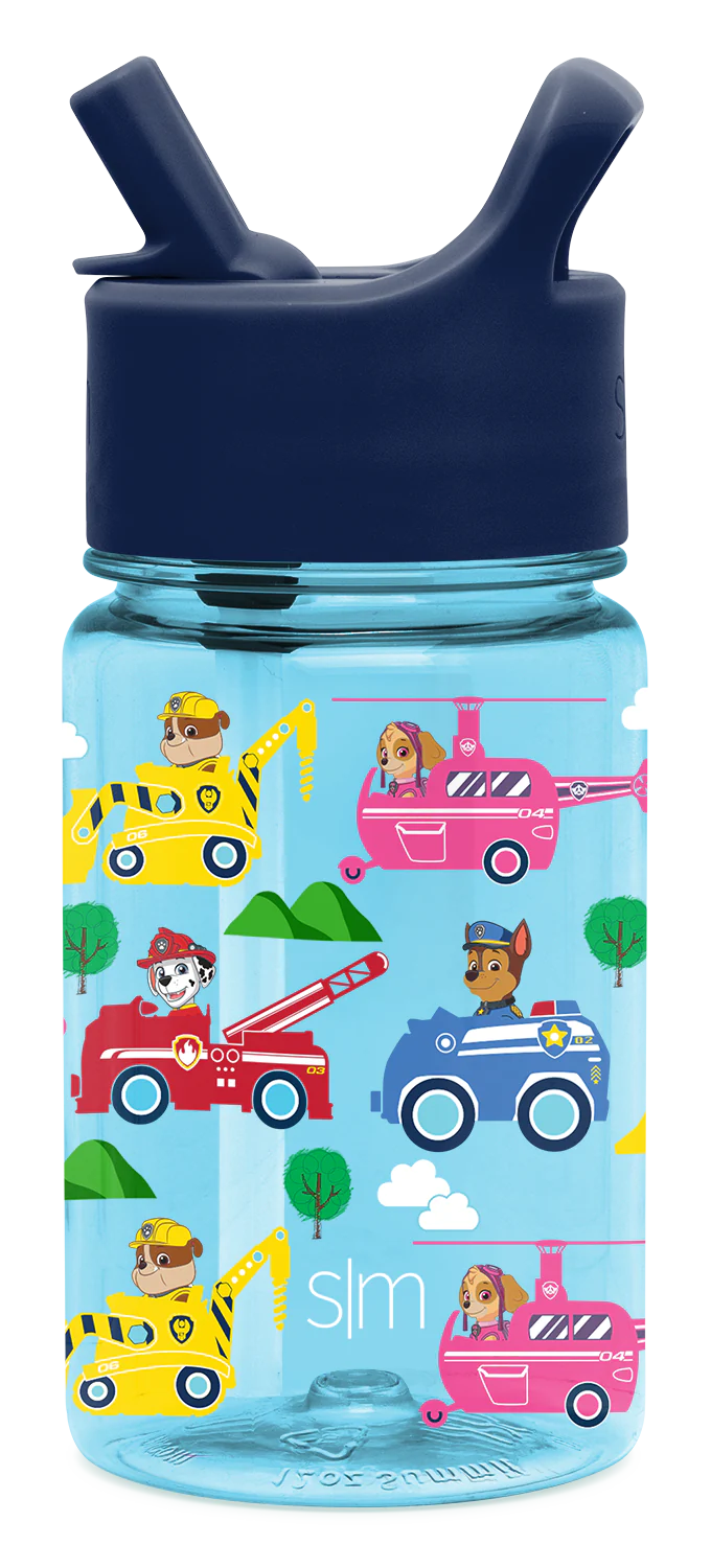 Summit Kids Plastic Water Bottle with Straw Lid