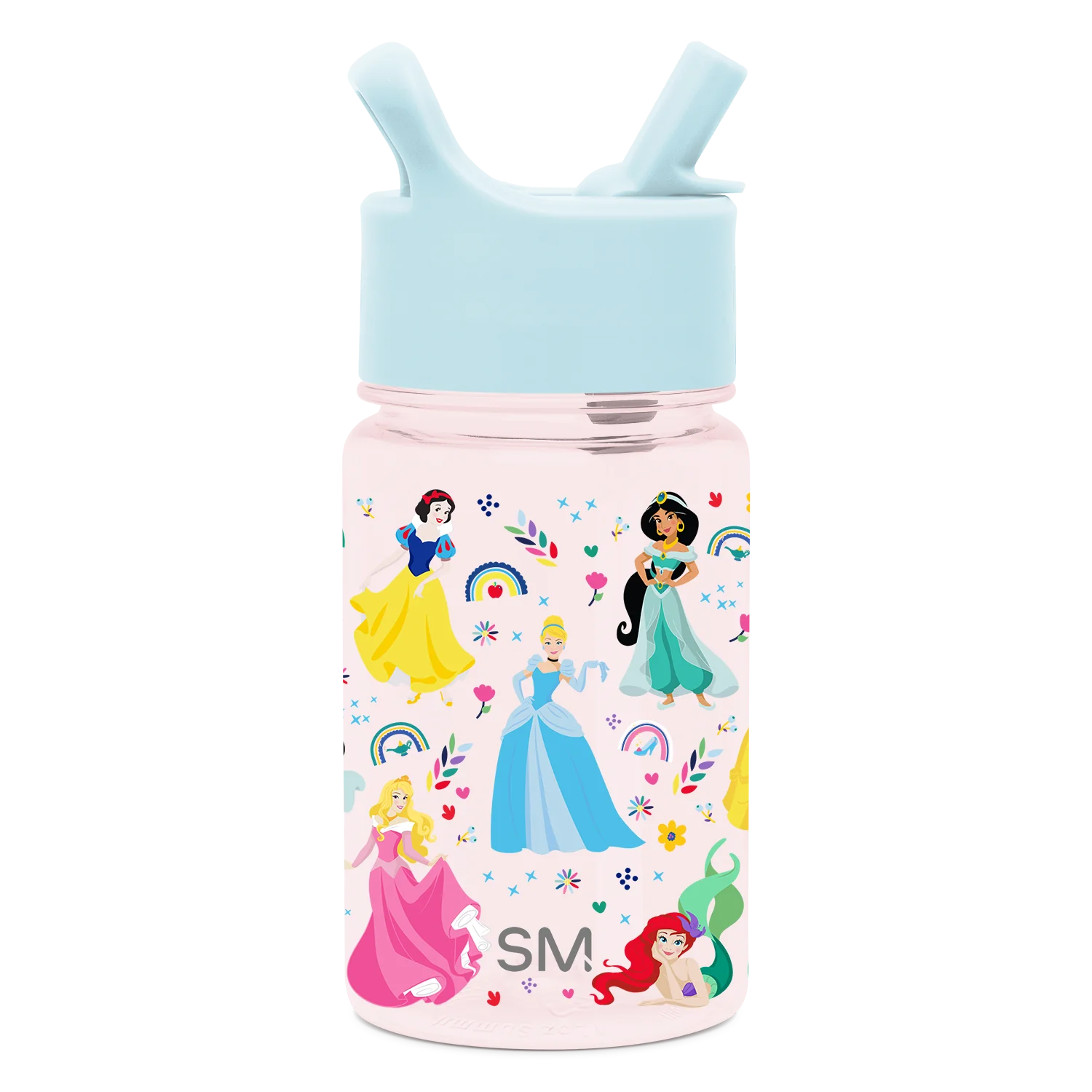 Summit Kids Plastic Water Bottle with Straw Lid