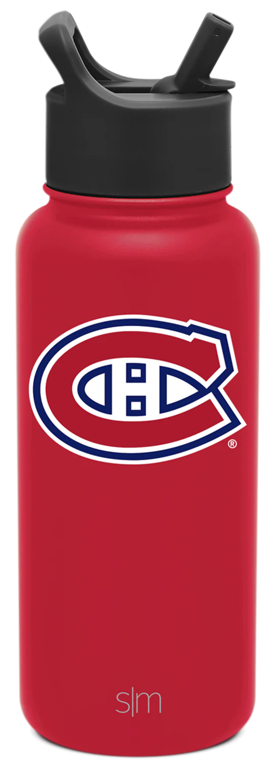 NHL Summit Insulated Water Bottle with Straw Lid