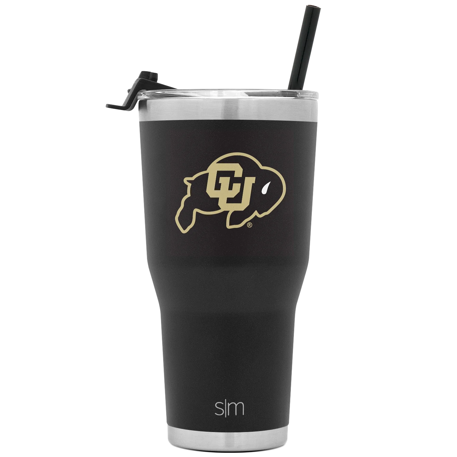 Collegiate Cruiser Tumbler with Flip Lid and Straw