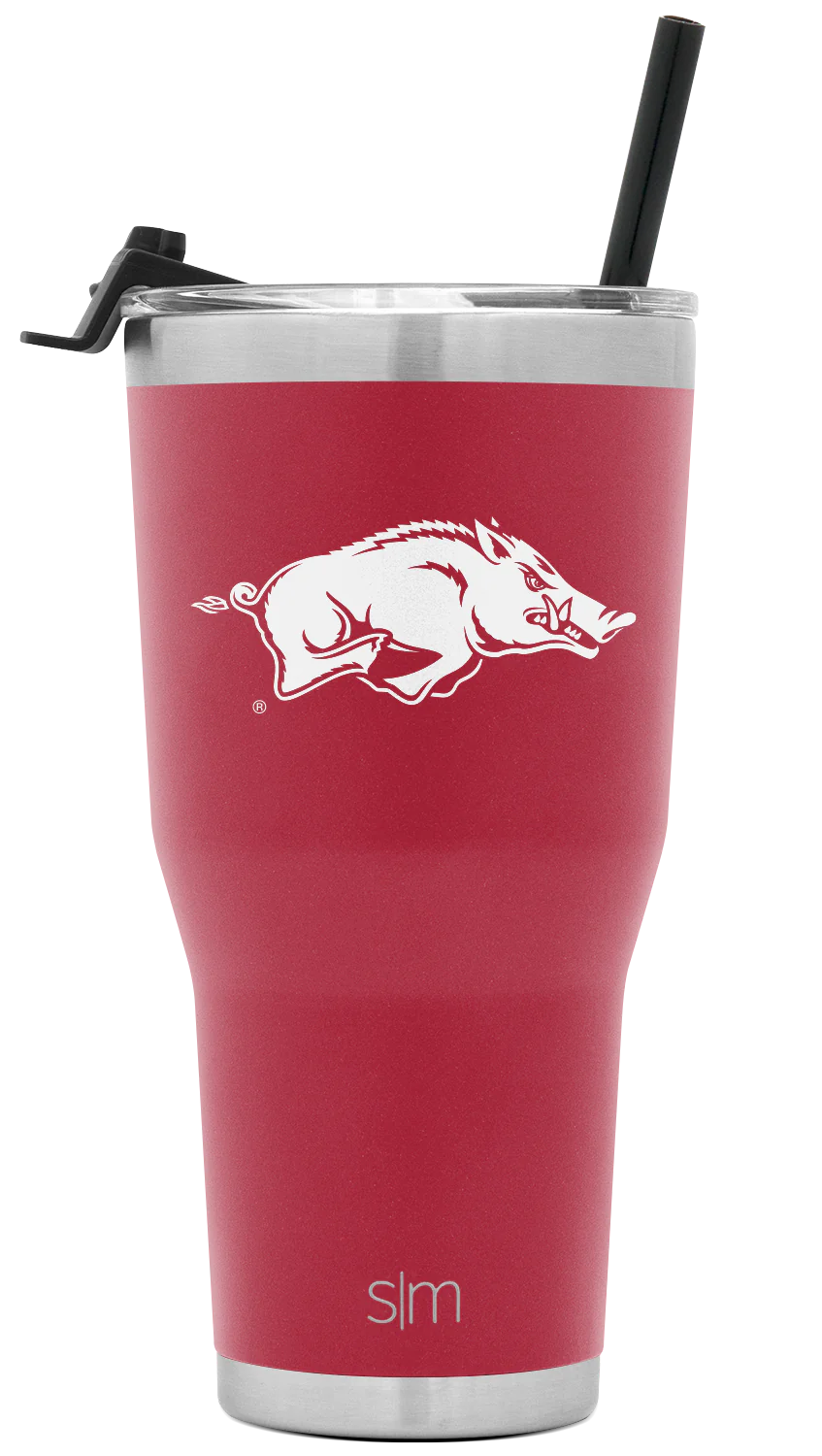 Collegiate Cruiser Tumbler with Flip Lid and Straw