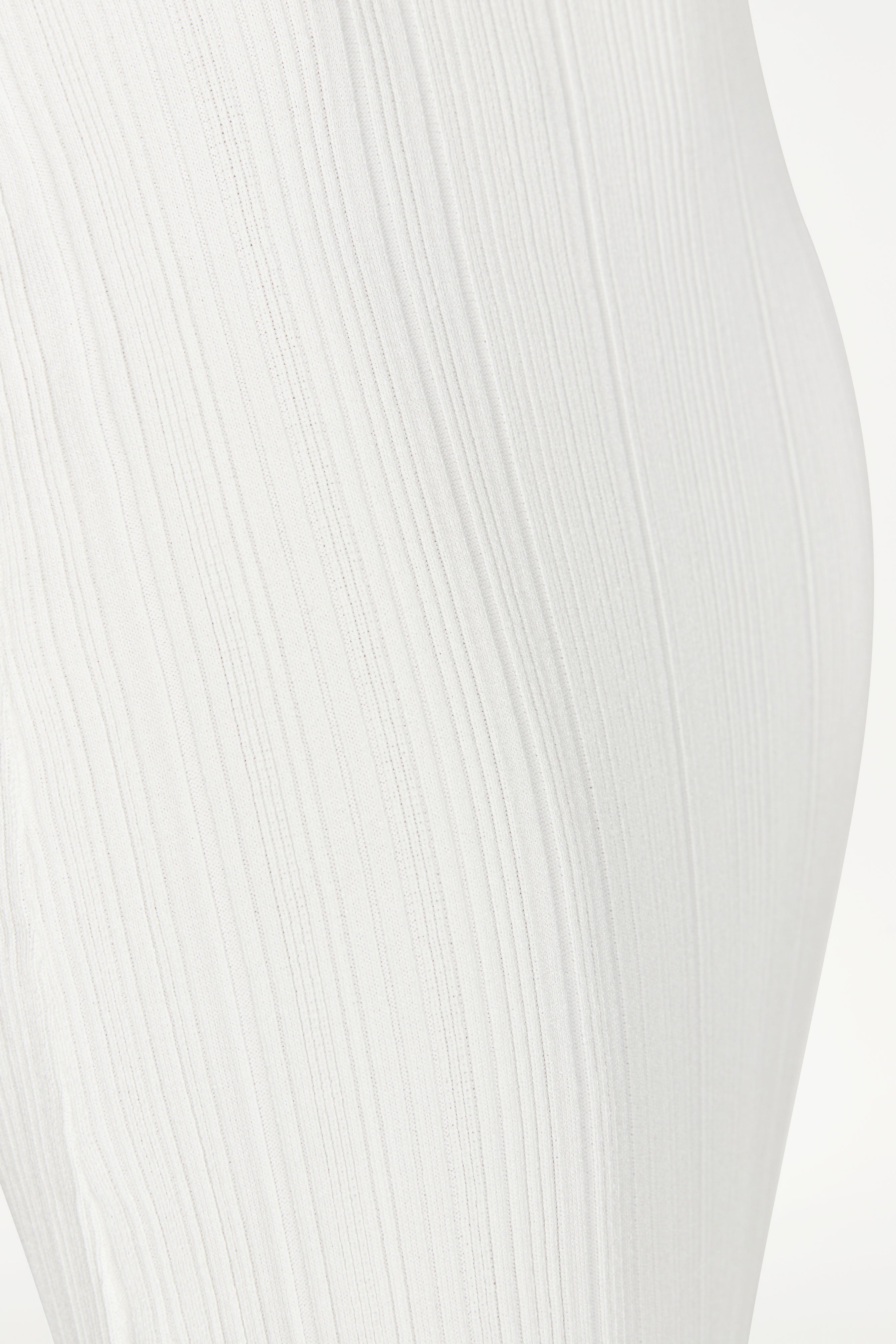 MESHKI Kennedy Low Rise Knit Skirt - Off White