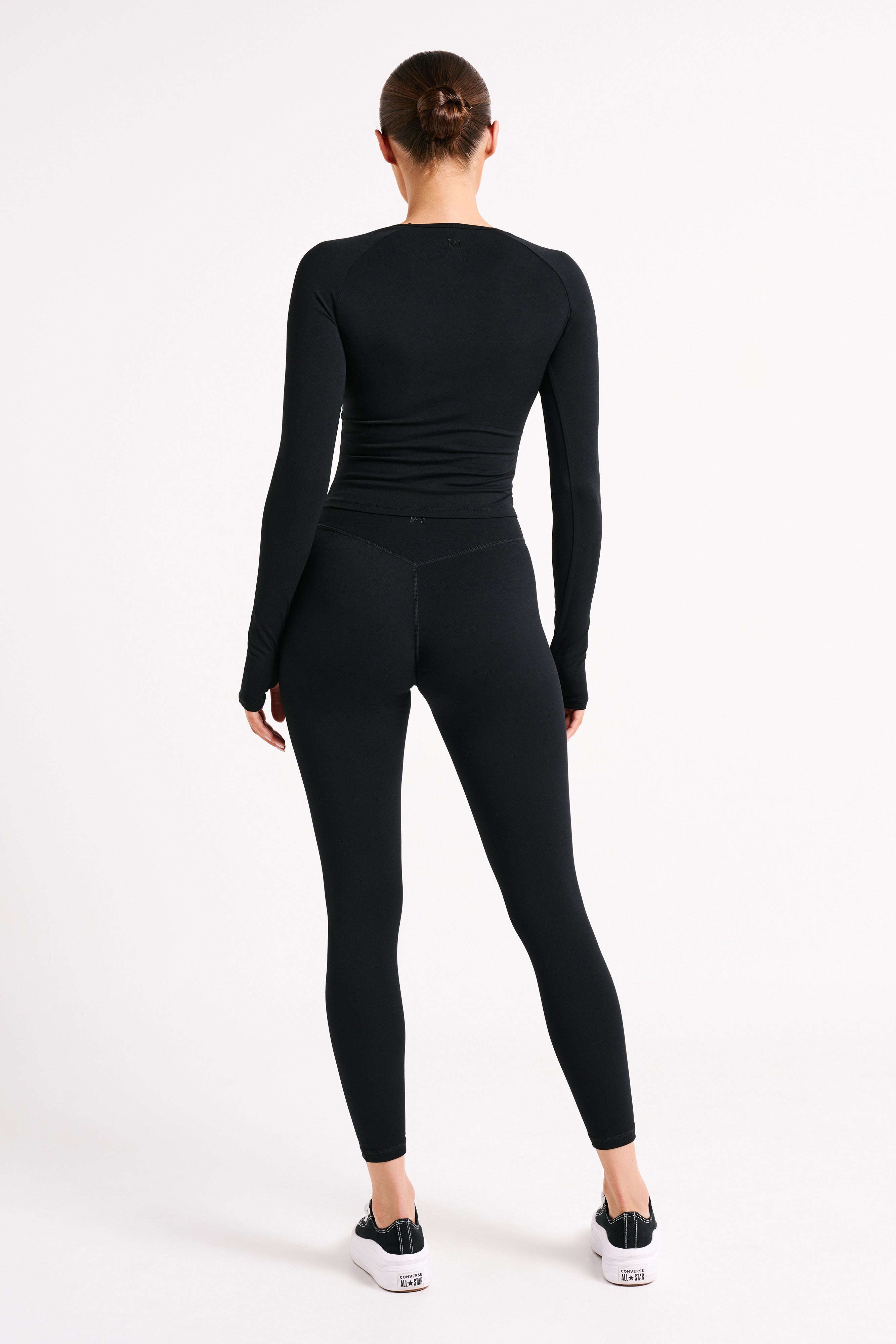 MESHKI Venus Long Sleeve Top - Black