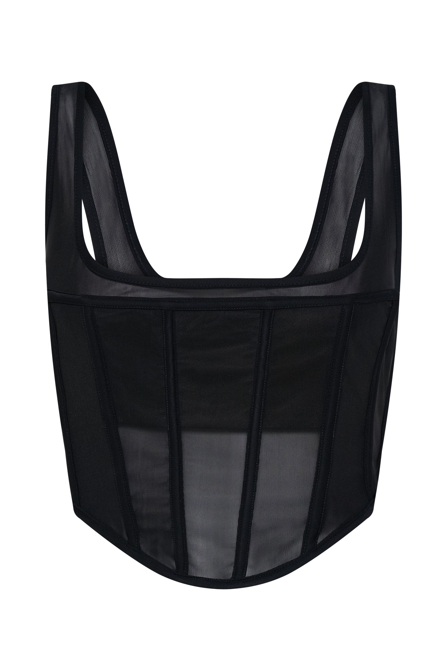 MESHKI Delaney Corset Bustier - Black
