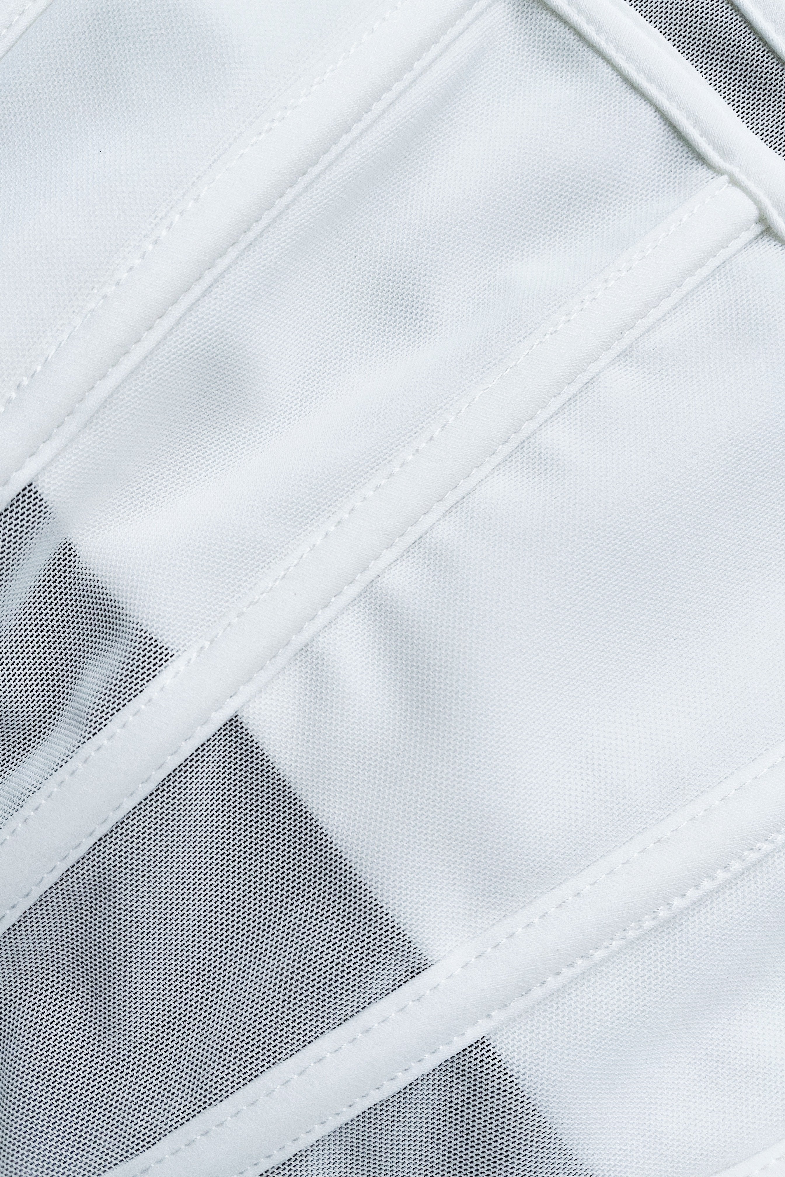 MESHKI Delaney Corset Bustier - White