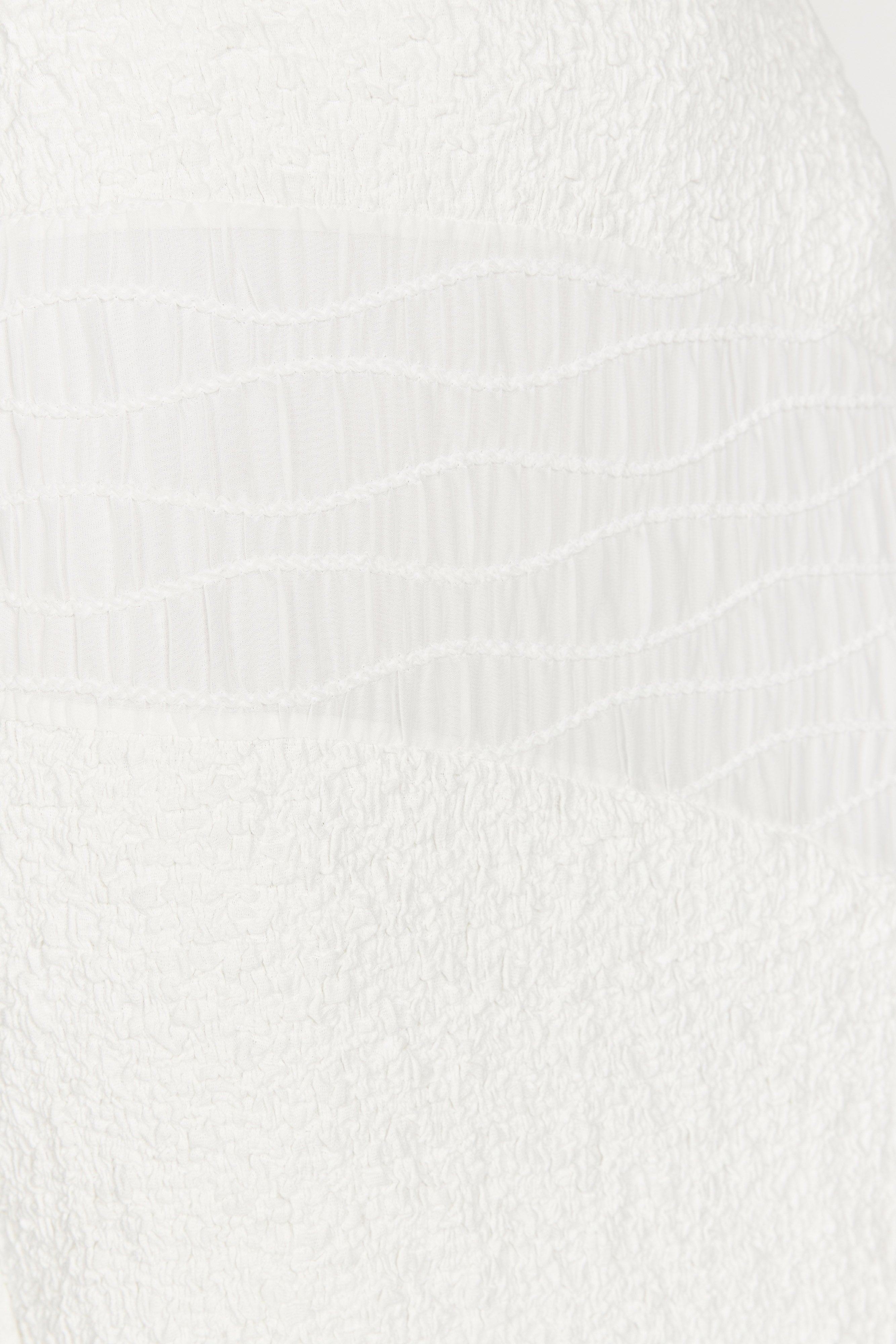MESHKI Nyah Textured Midi Skirt - White