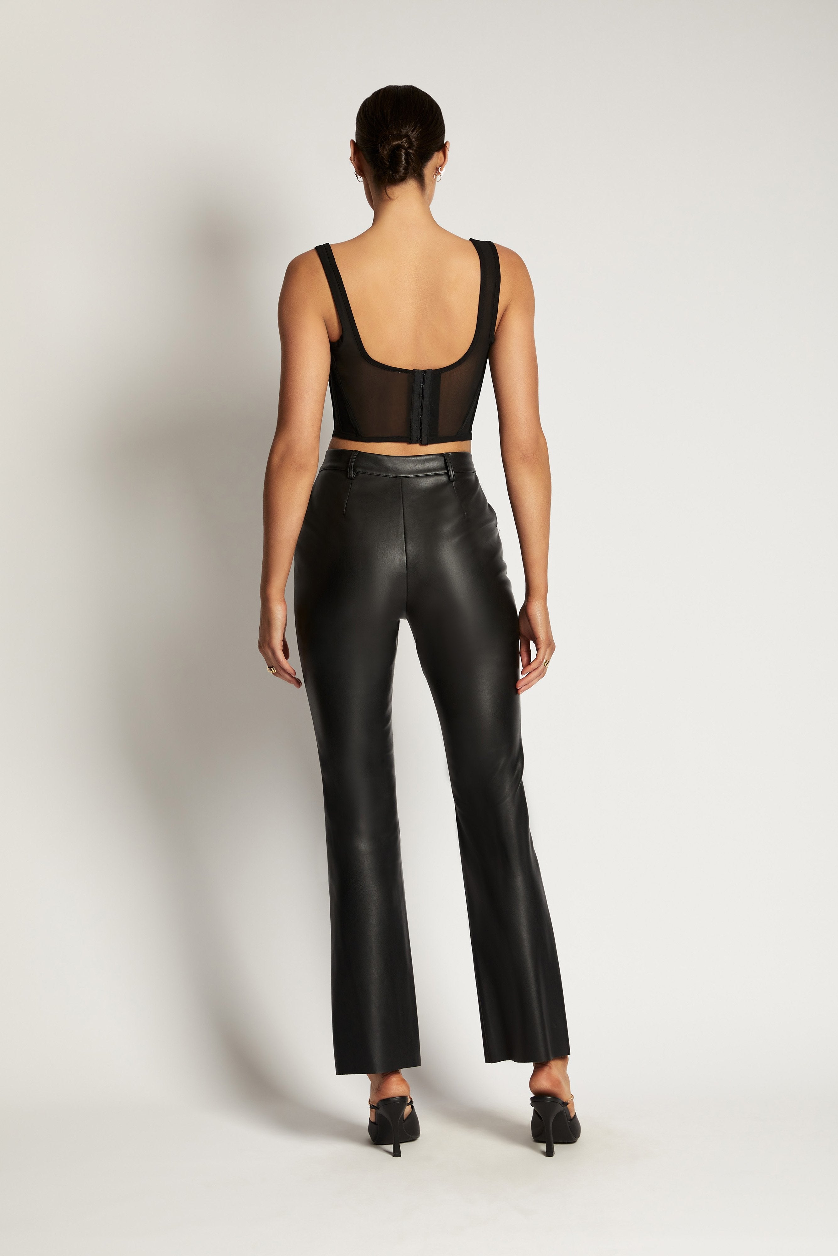 MESHKI Delaney Corset Bustier - Black