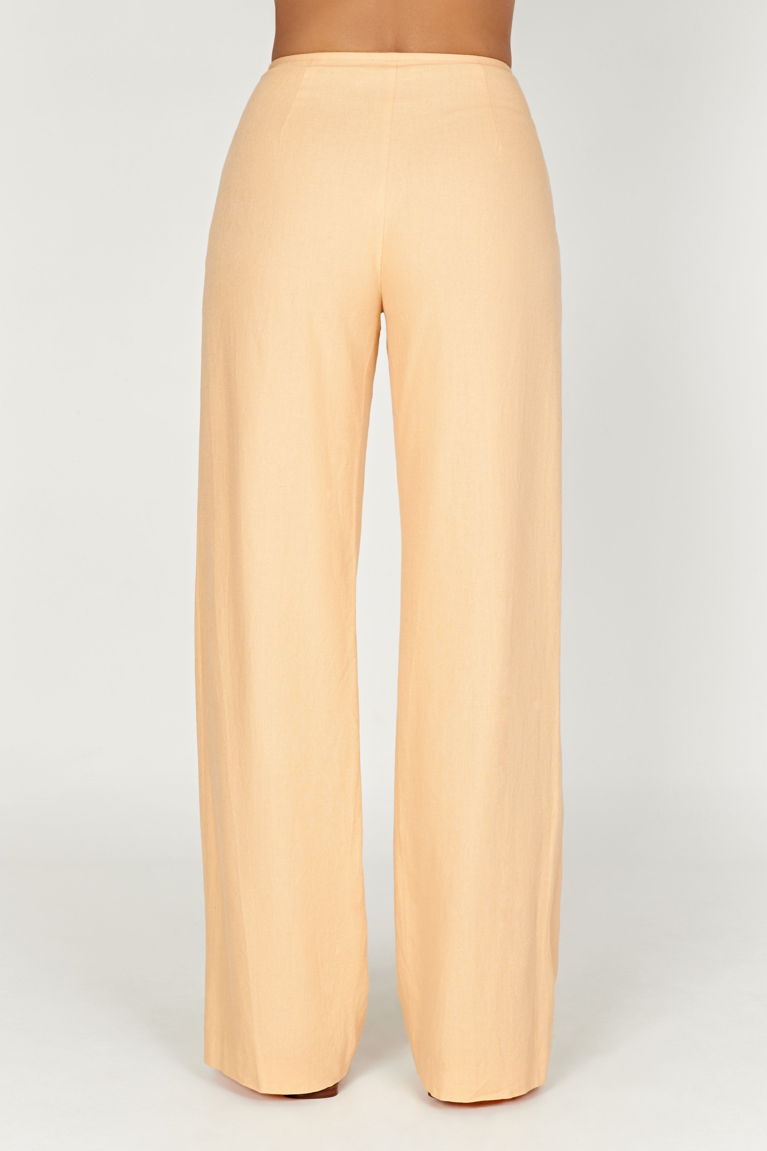 MESHKI Adina Linen Pant - Mango
