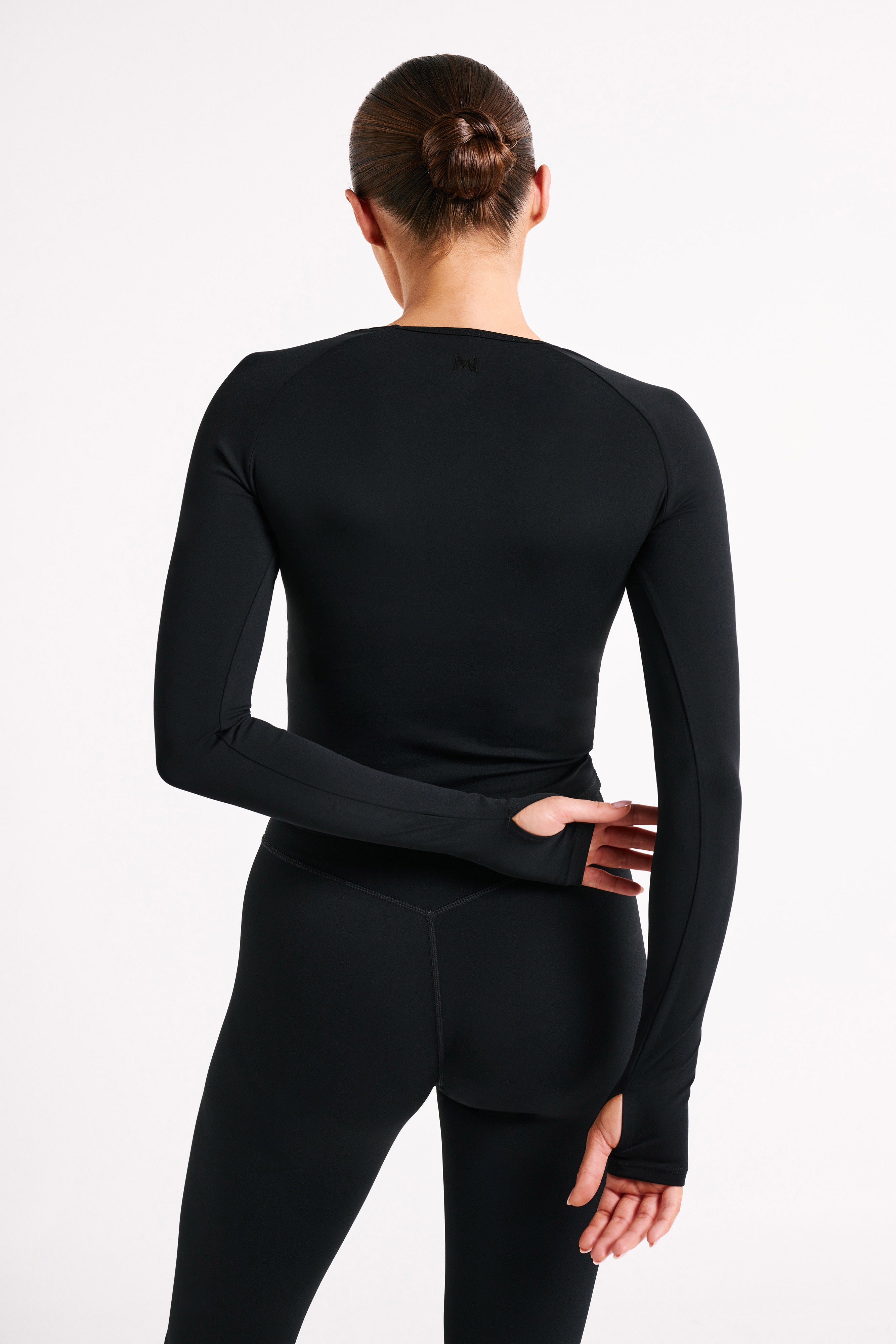 MESHKI Venus Long Sleeve Top - Black