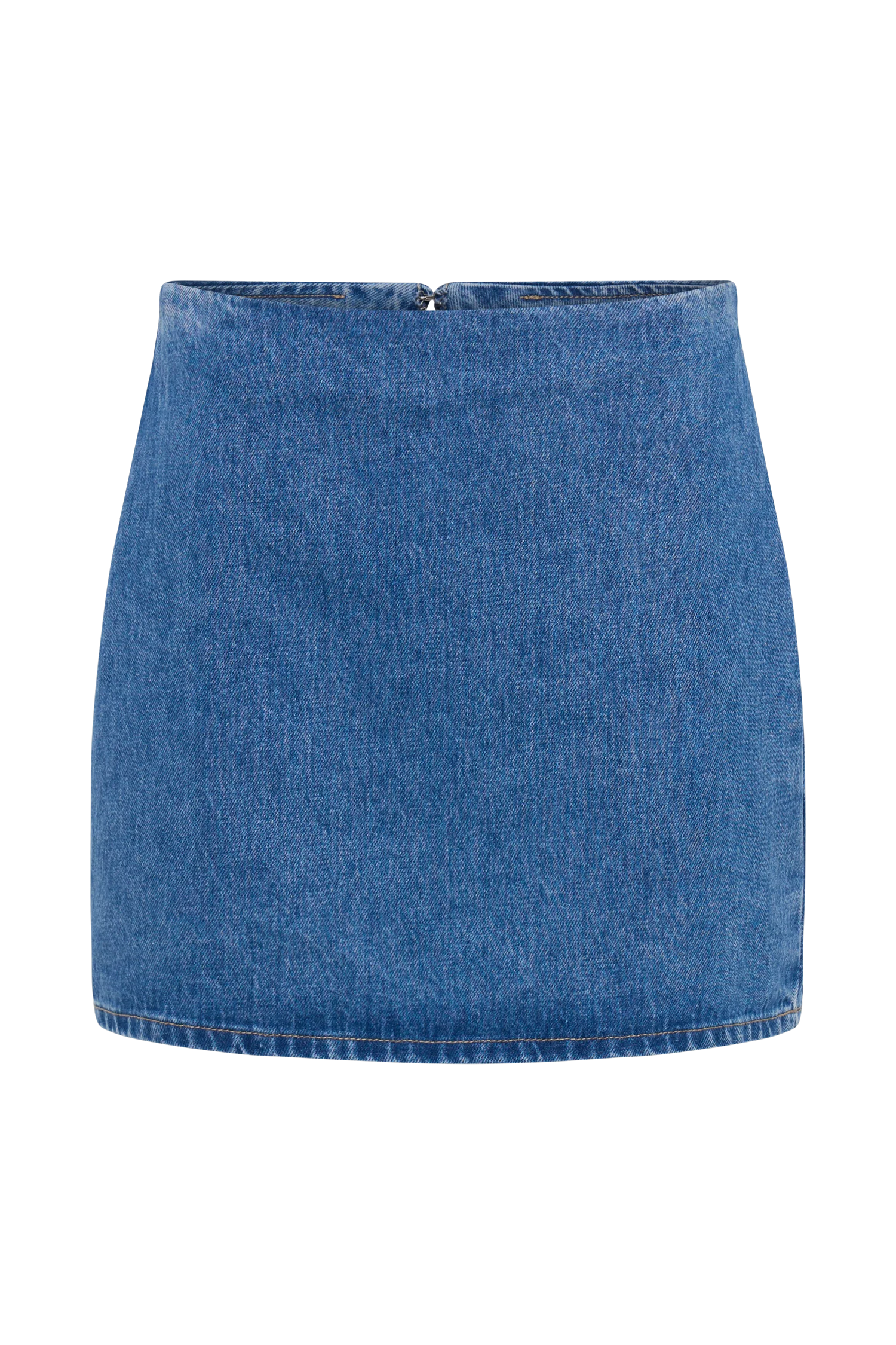MESHKI Ellie Denim Mini Skirt - 70's Blue