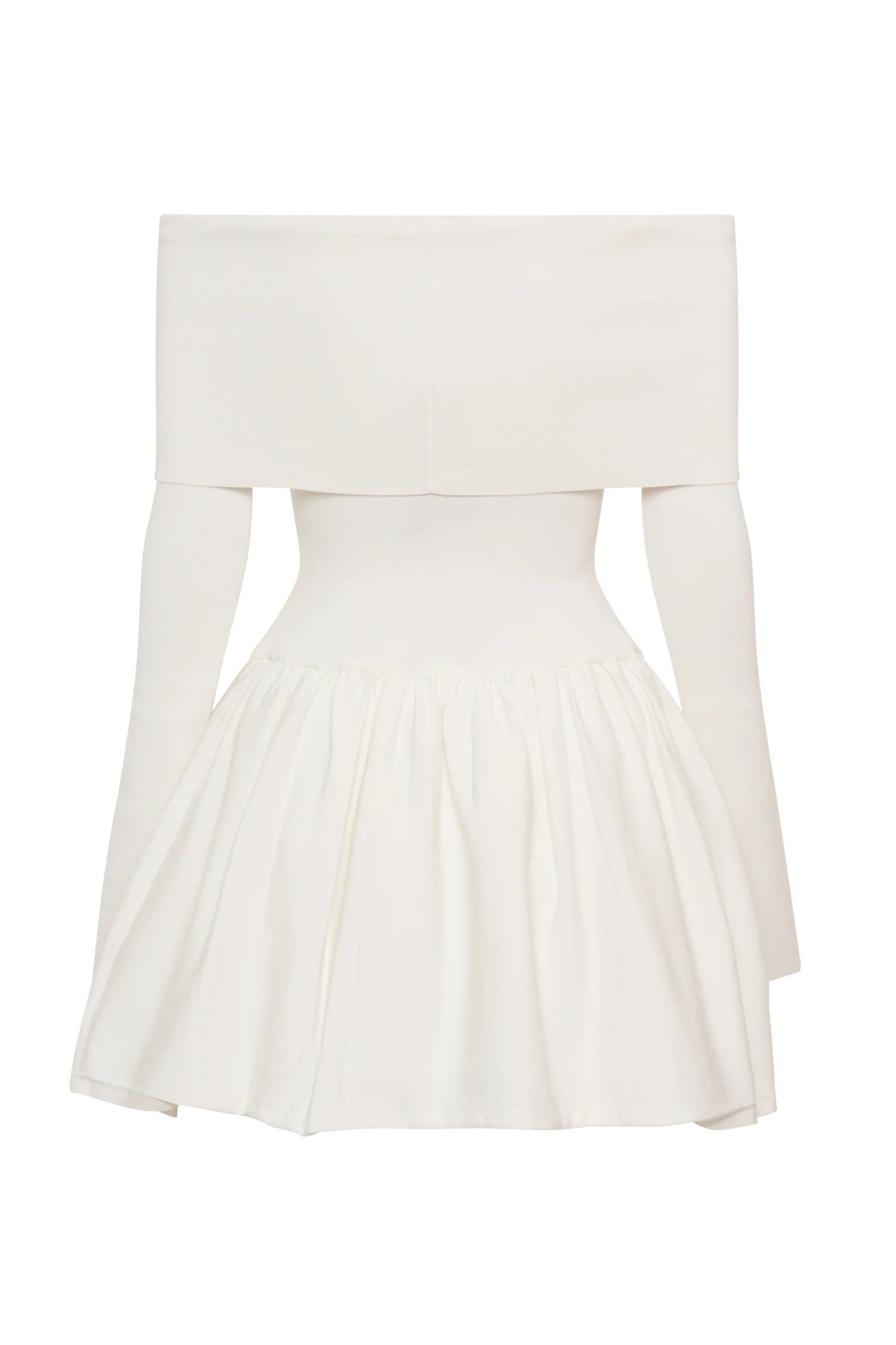 Atlanta Long Sleeve Mini Dress - Ivory