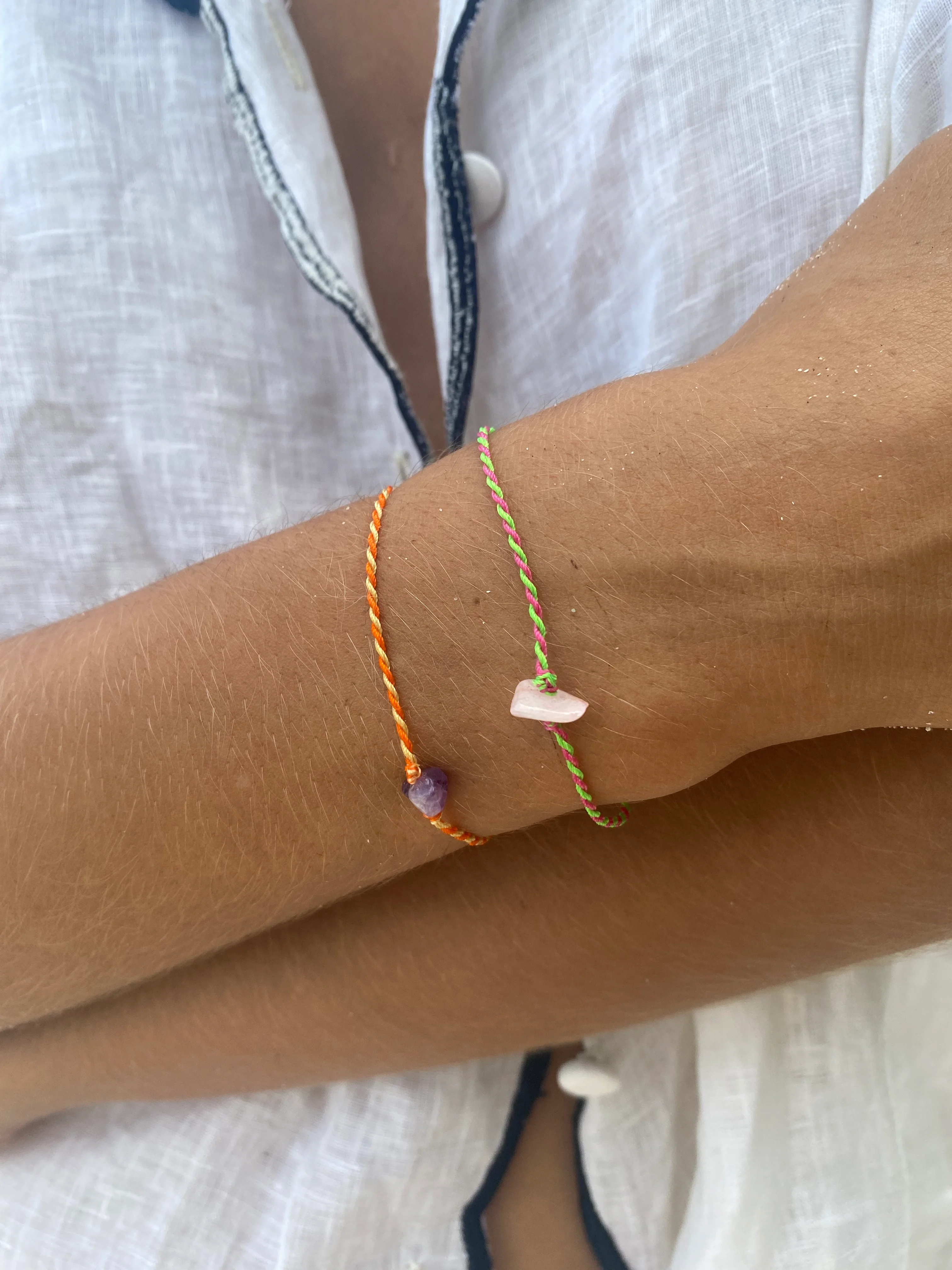 Bali Bracelets - Tigereye/Peridot