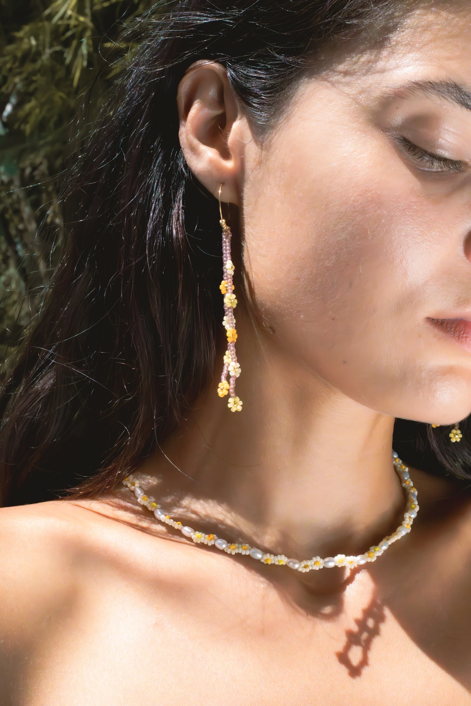 Daisy Flower Necklace