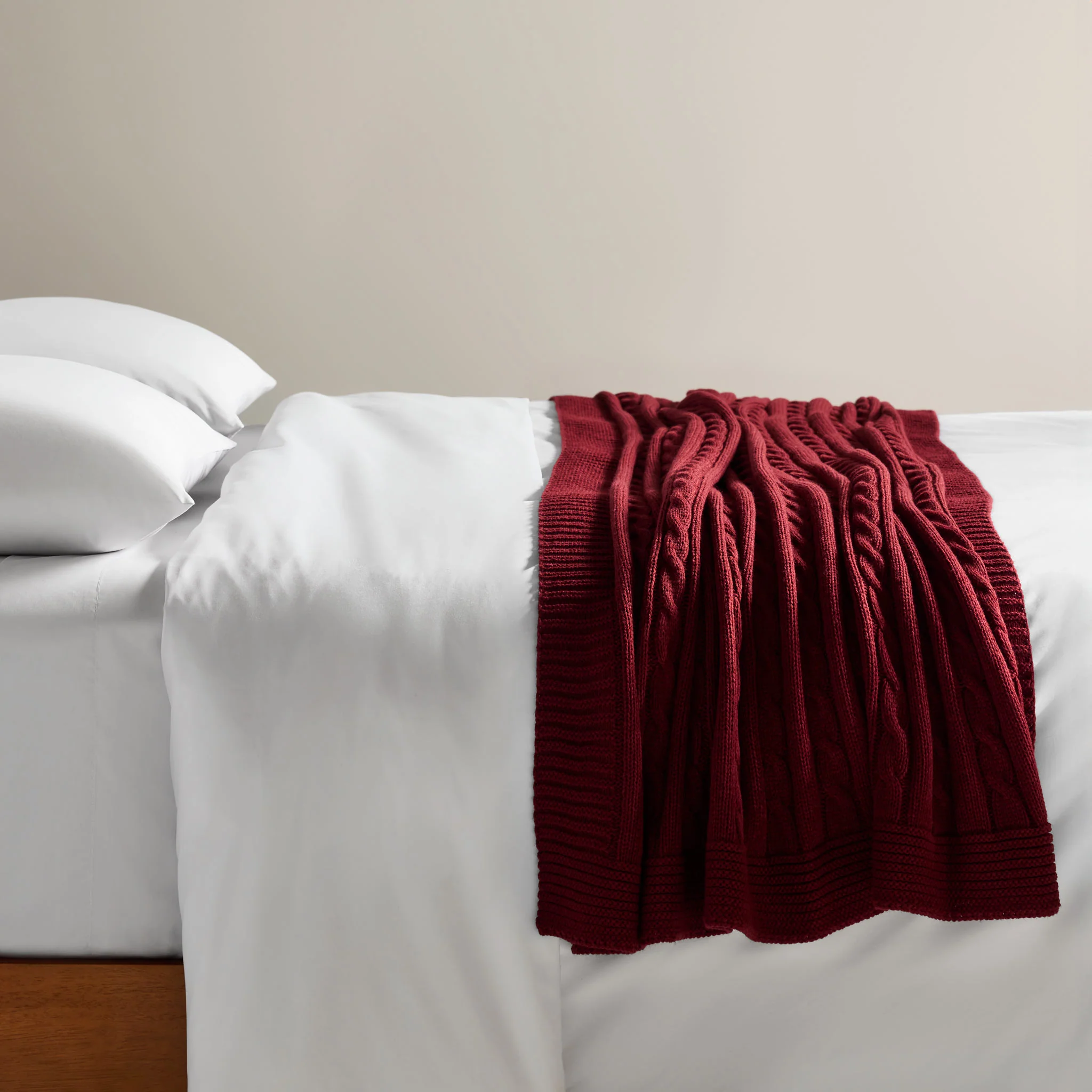 Cable Knit Throw Blanket - Last Call