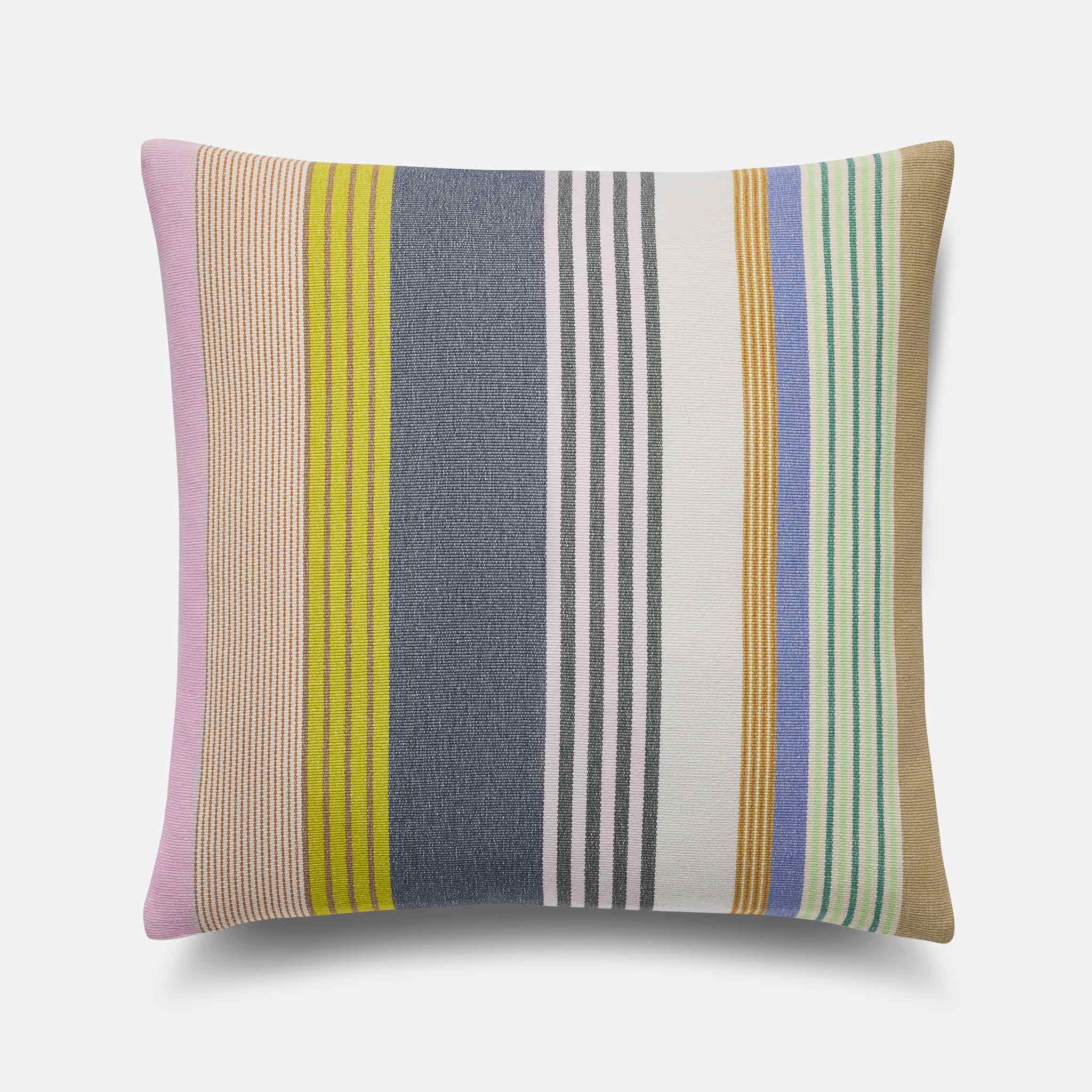 Woven Stripe Square Pillow Cover - Last Call