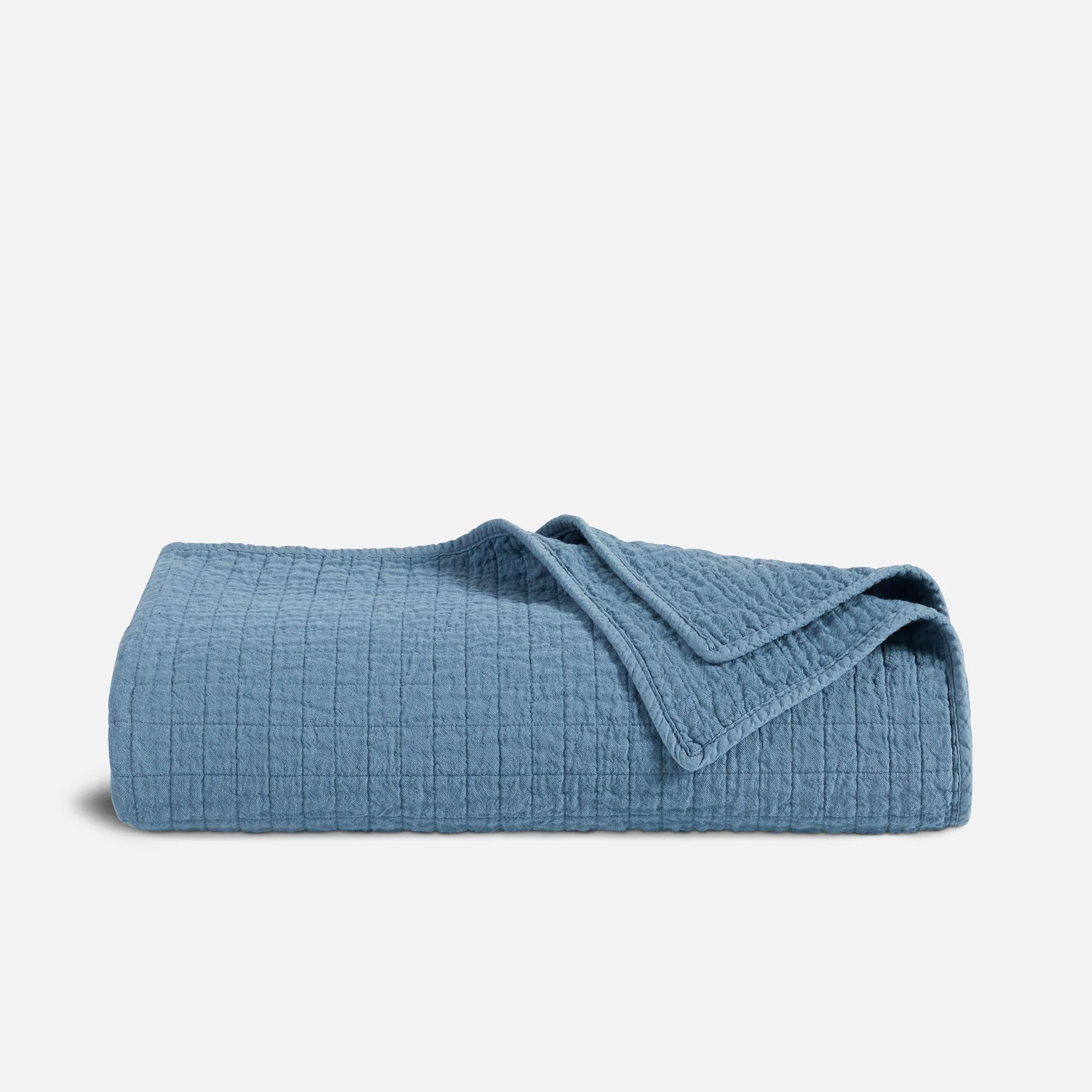 Lightweight Grid Cotton Throw Blanket - Last Call