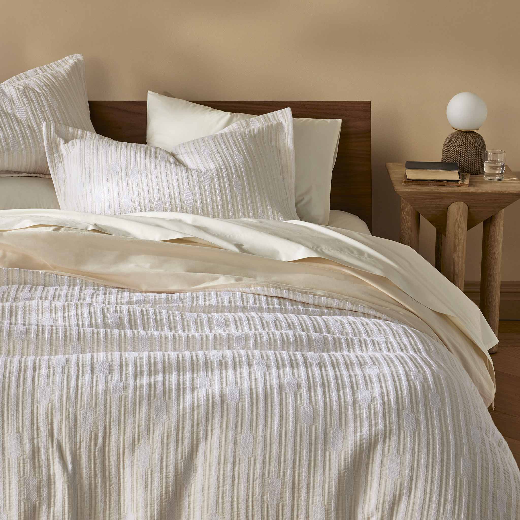 Woven Texture Cotton Shams - Last Call