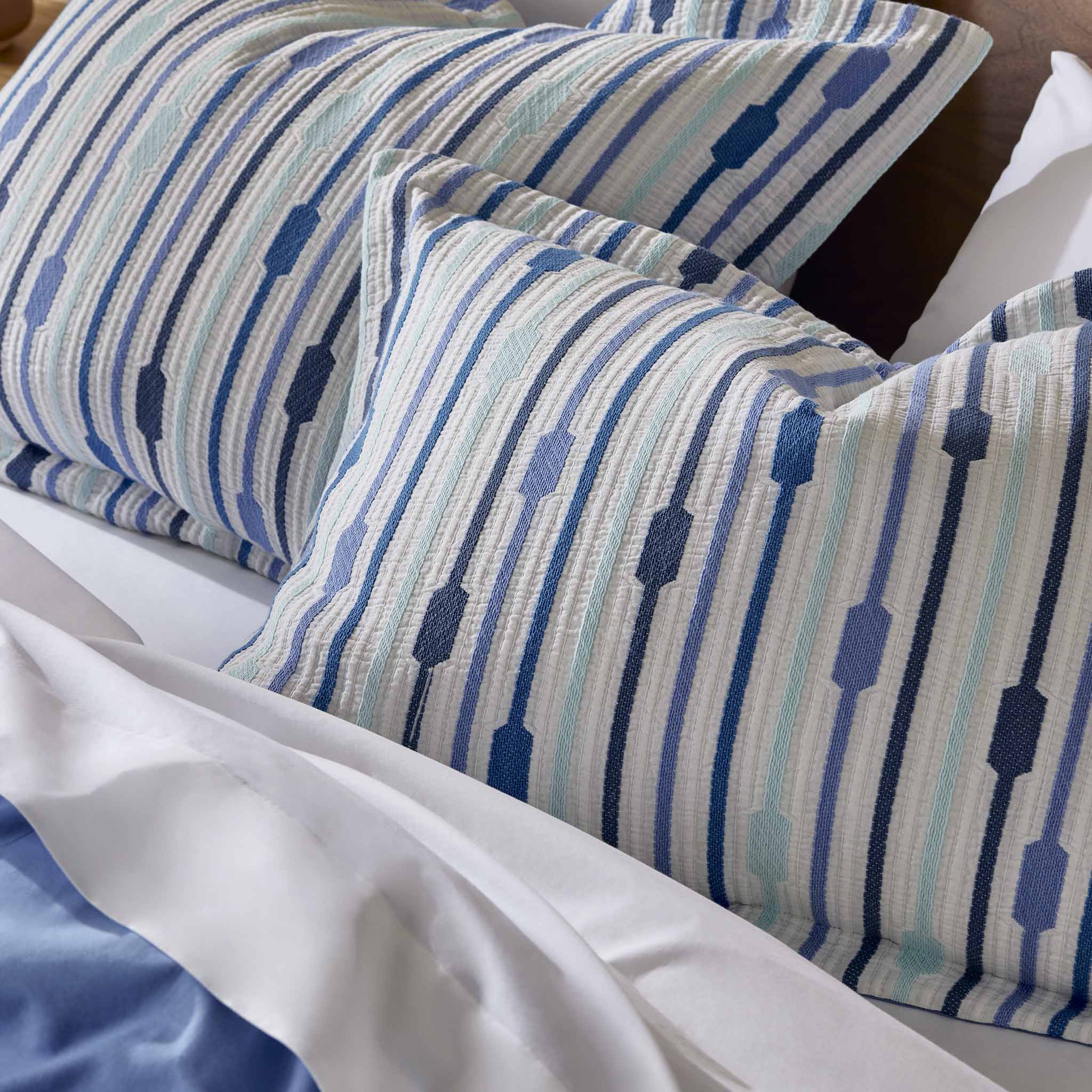 Woven Texture Cotton Shams - Last Call