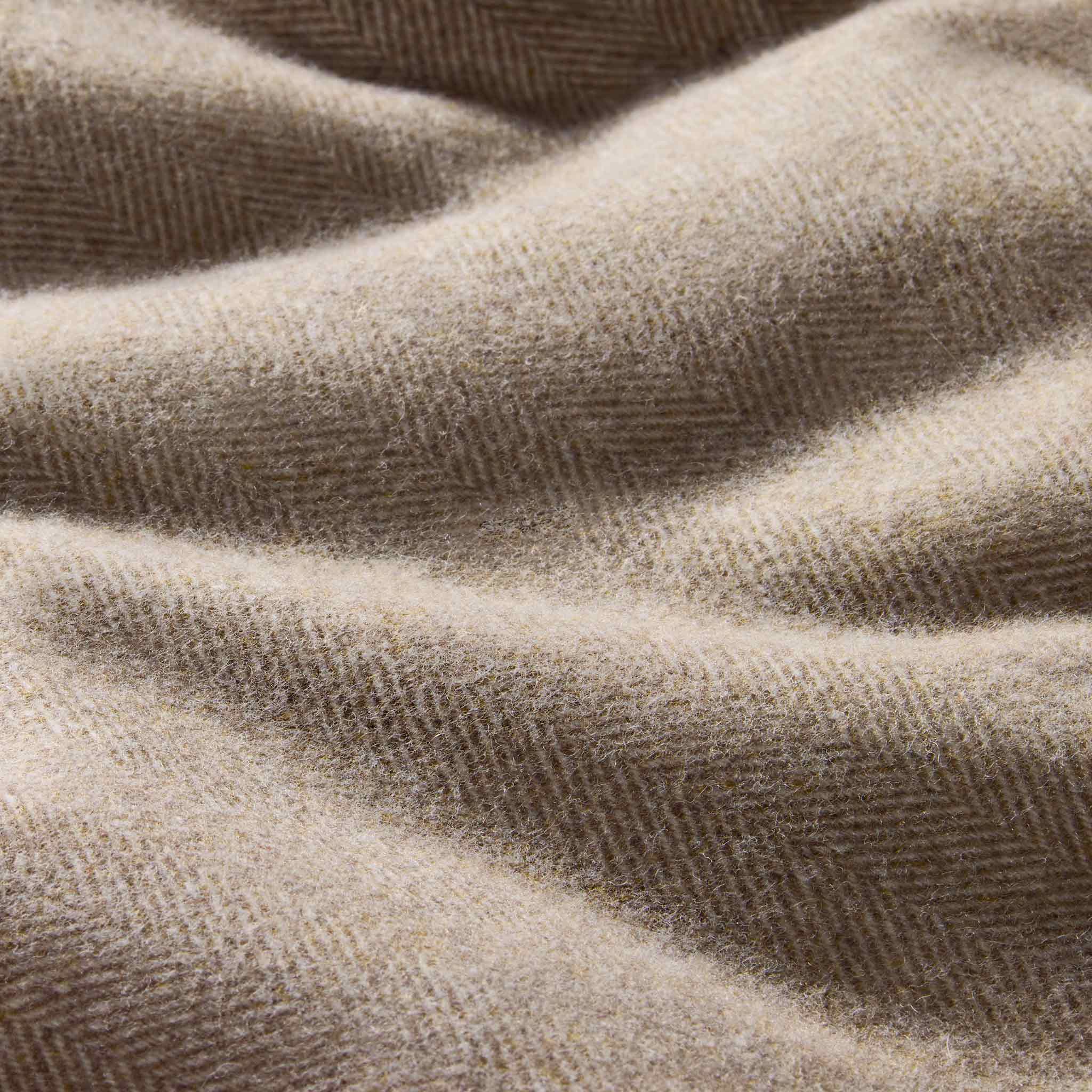 Herringbone Wool Throw Blanket - Last Call