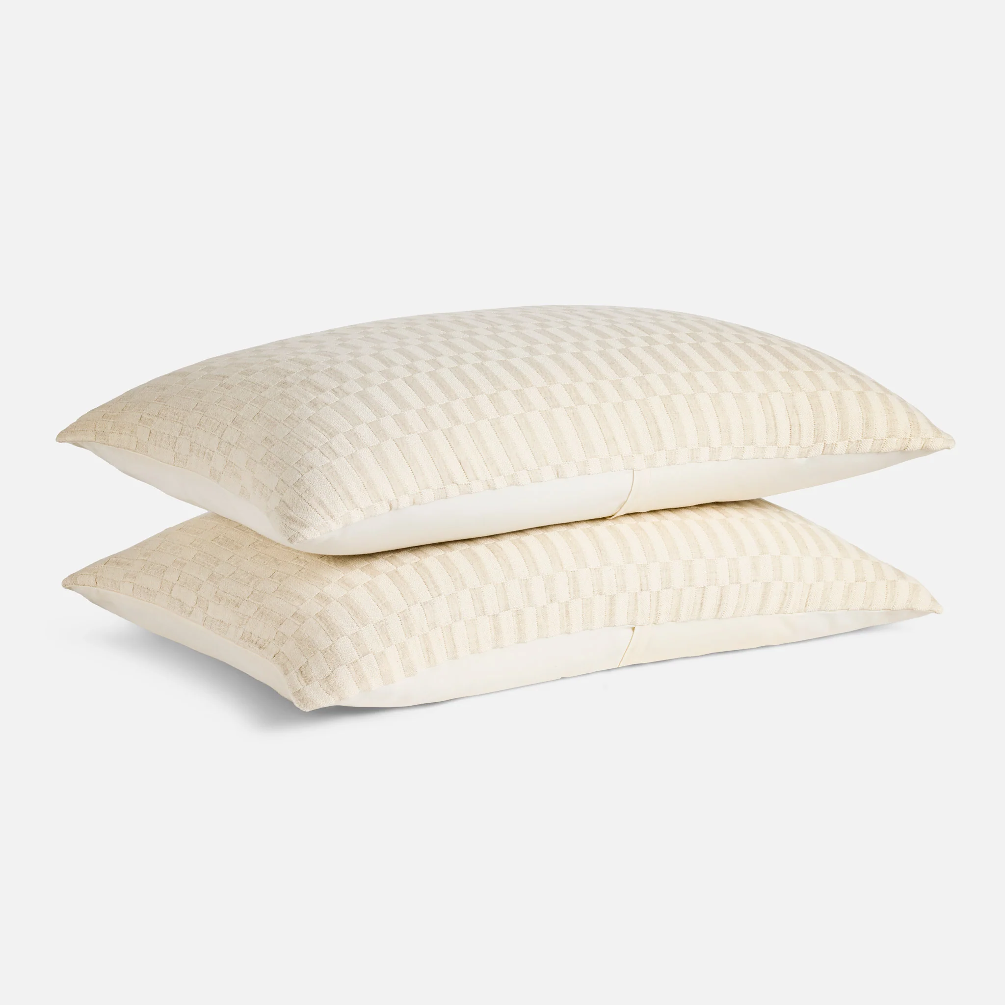 Woven Checkerboard Shams