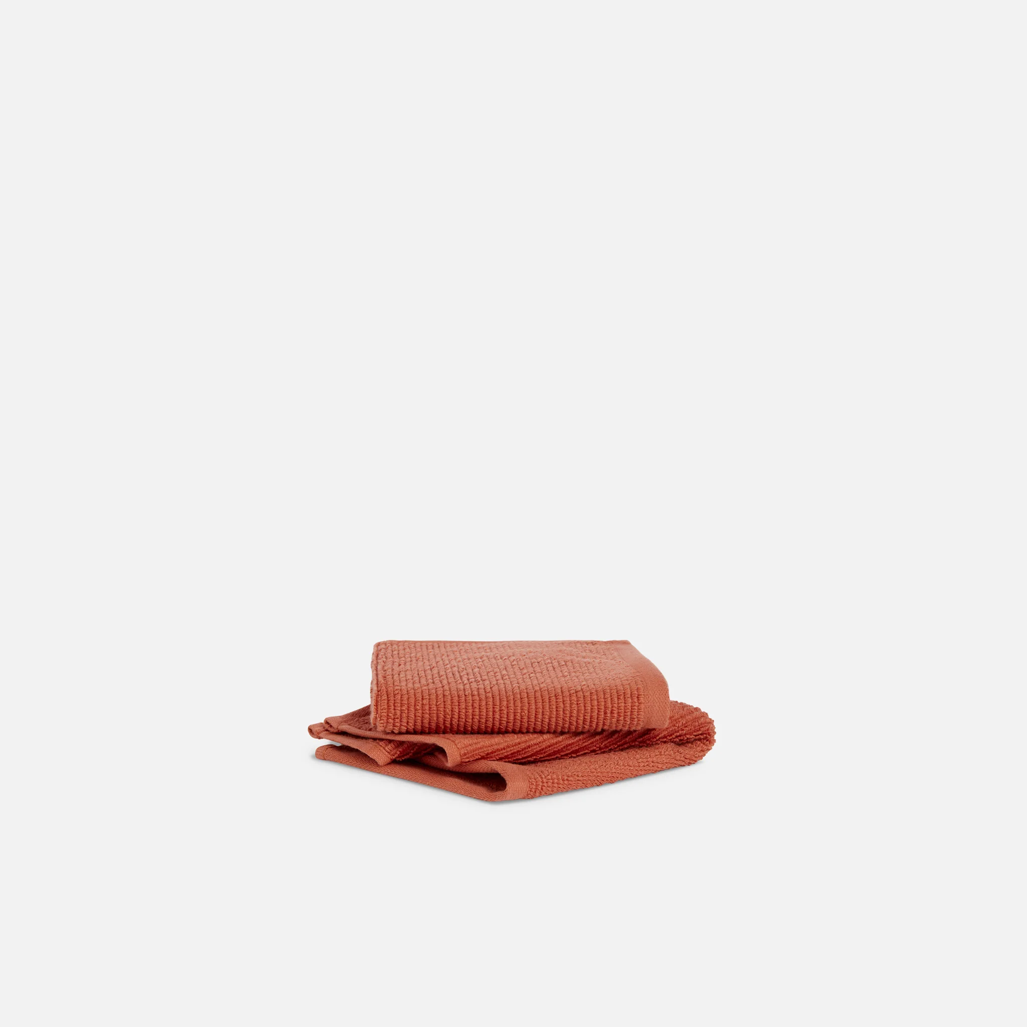 Organic Ribbed Washcloths