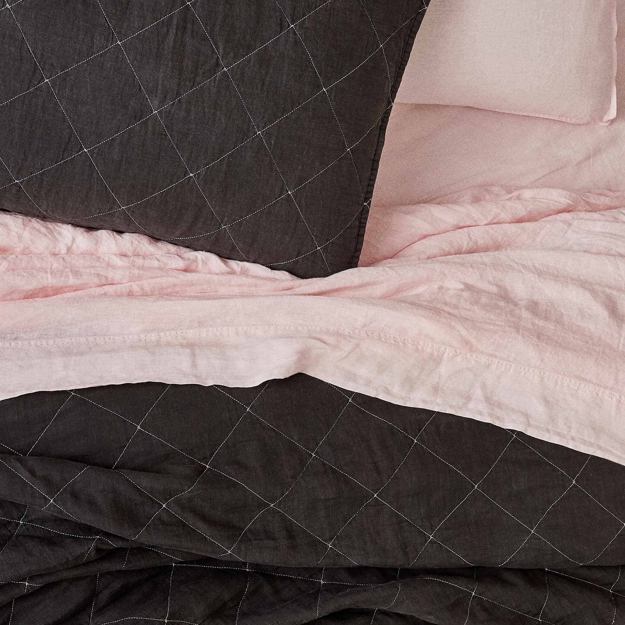 Linen Quilted Shams - Last Call