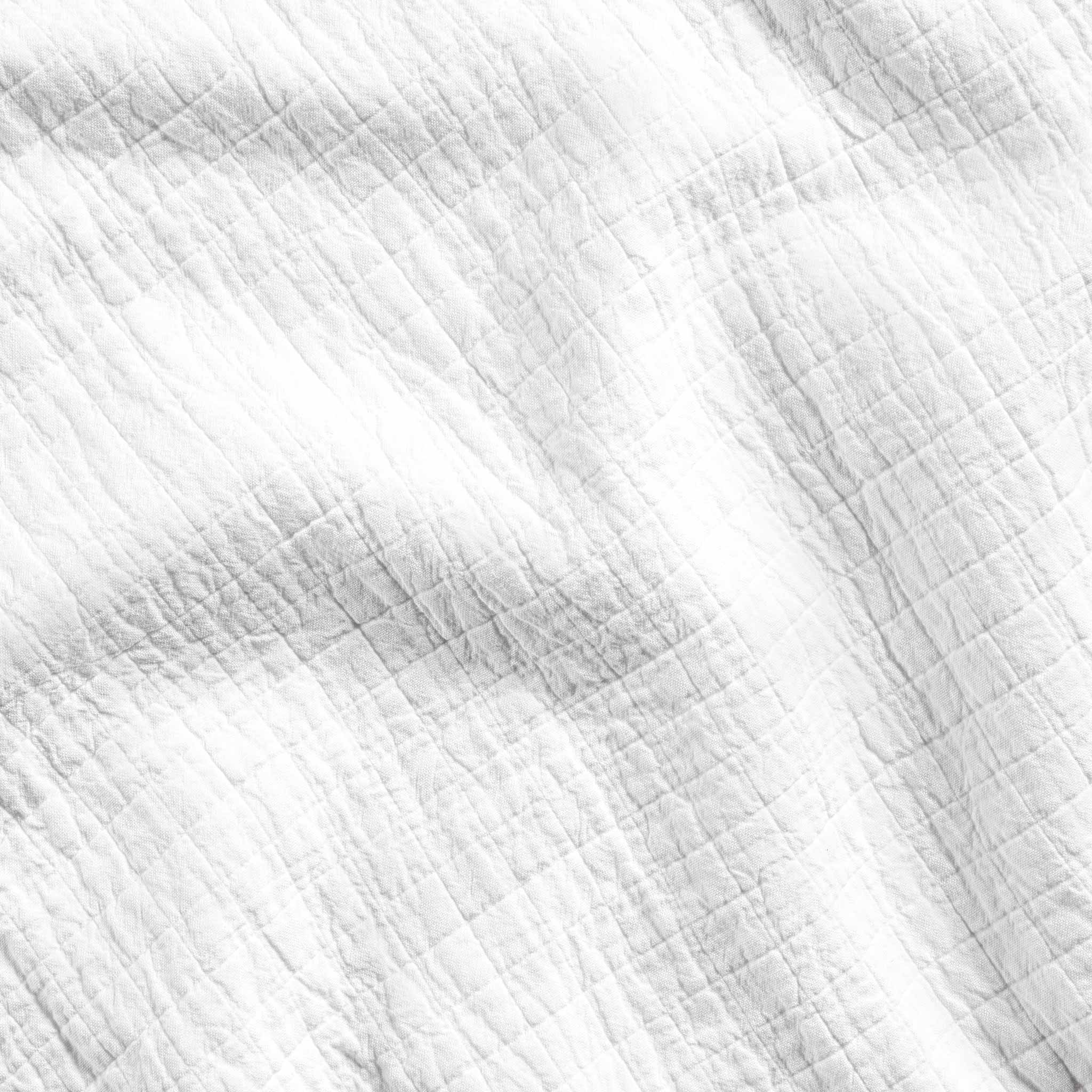 Lightweight Grid Cotton Throw Blanket - Last Call