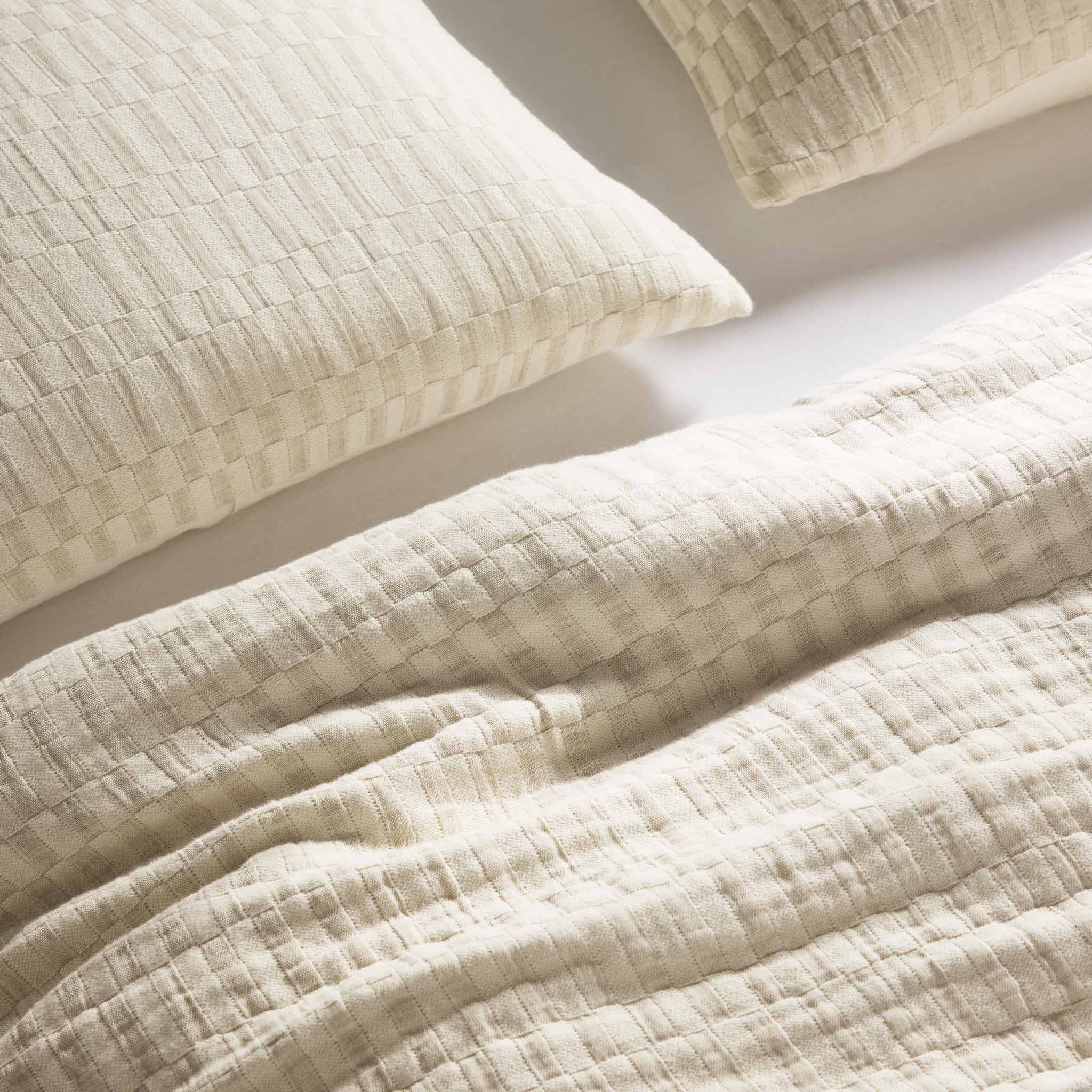 Woven Checkerboard Shams