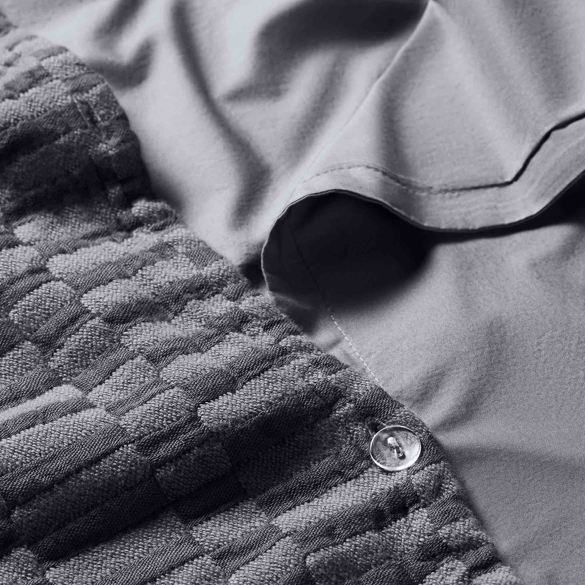 Woven Checkerboard Duvet Cover