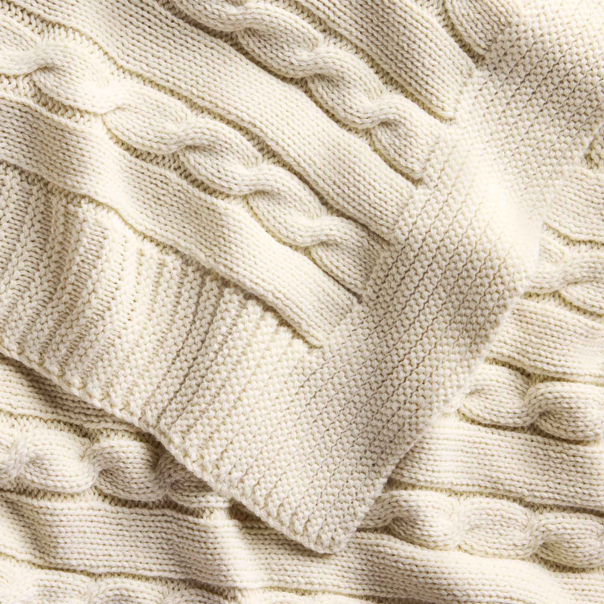 Cable Knit Throw Blanket - Last Call