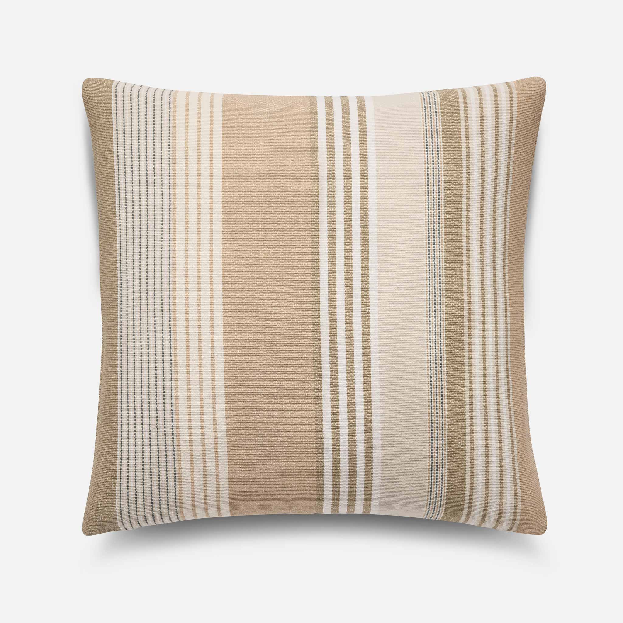 Woven Stripe Square Pillow Cover - Last Call