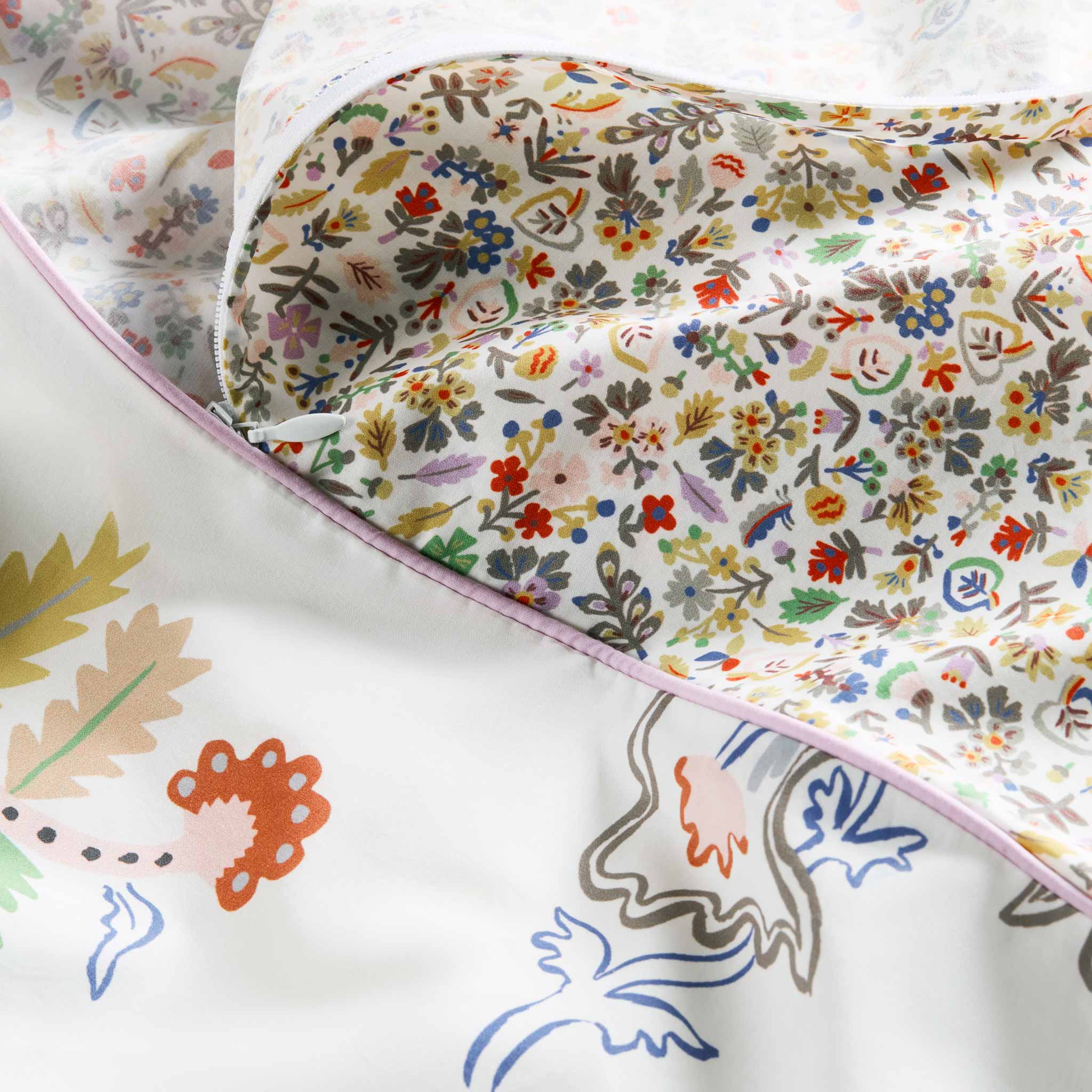 Piped Classic Percale Duvet Cover - Last Call