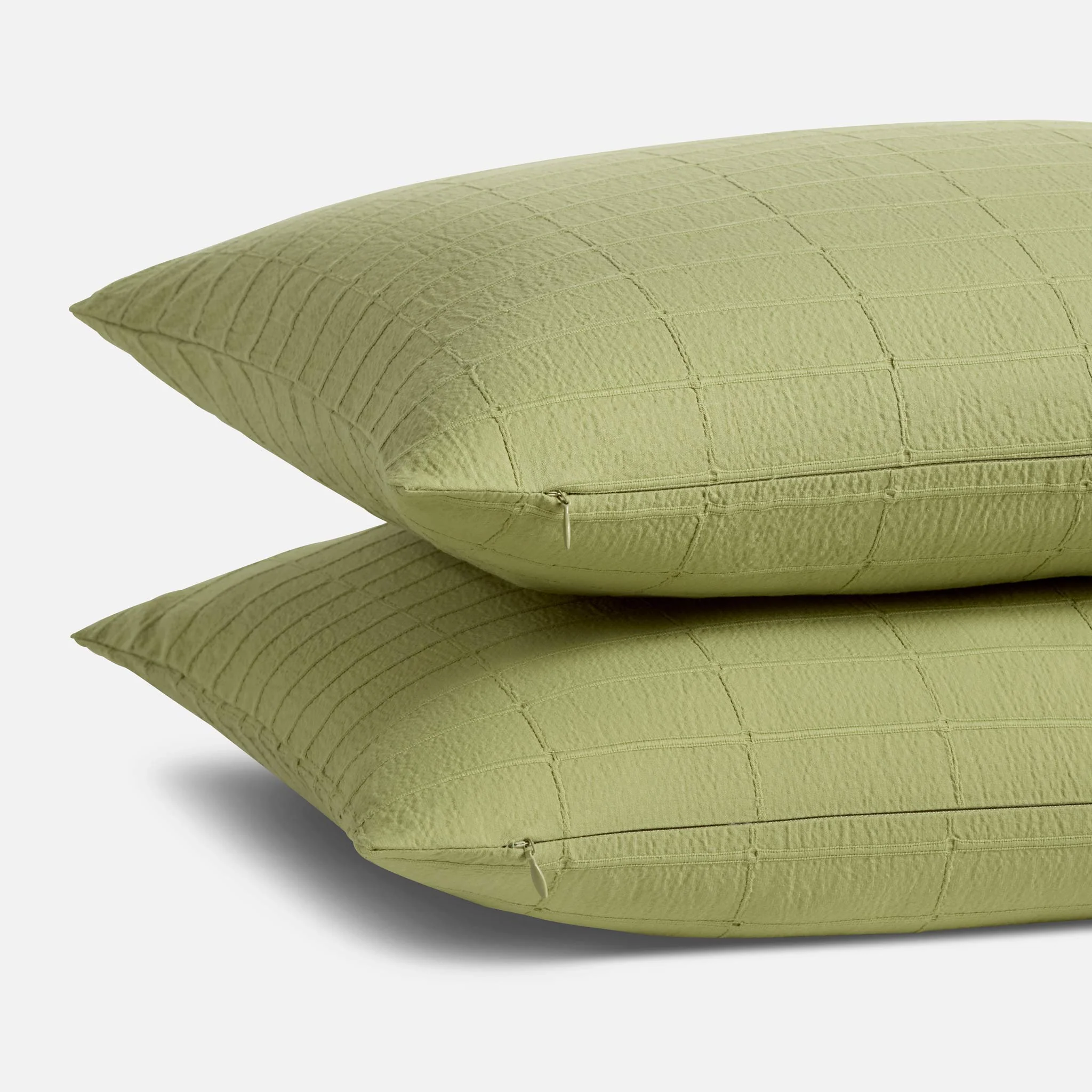 Textured Windowpane Shams