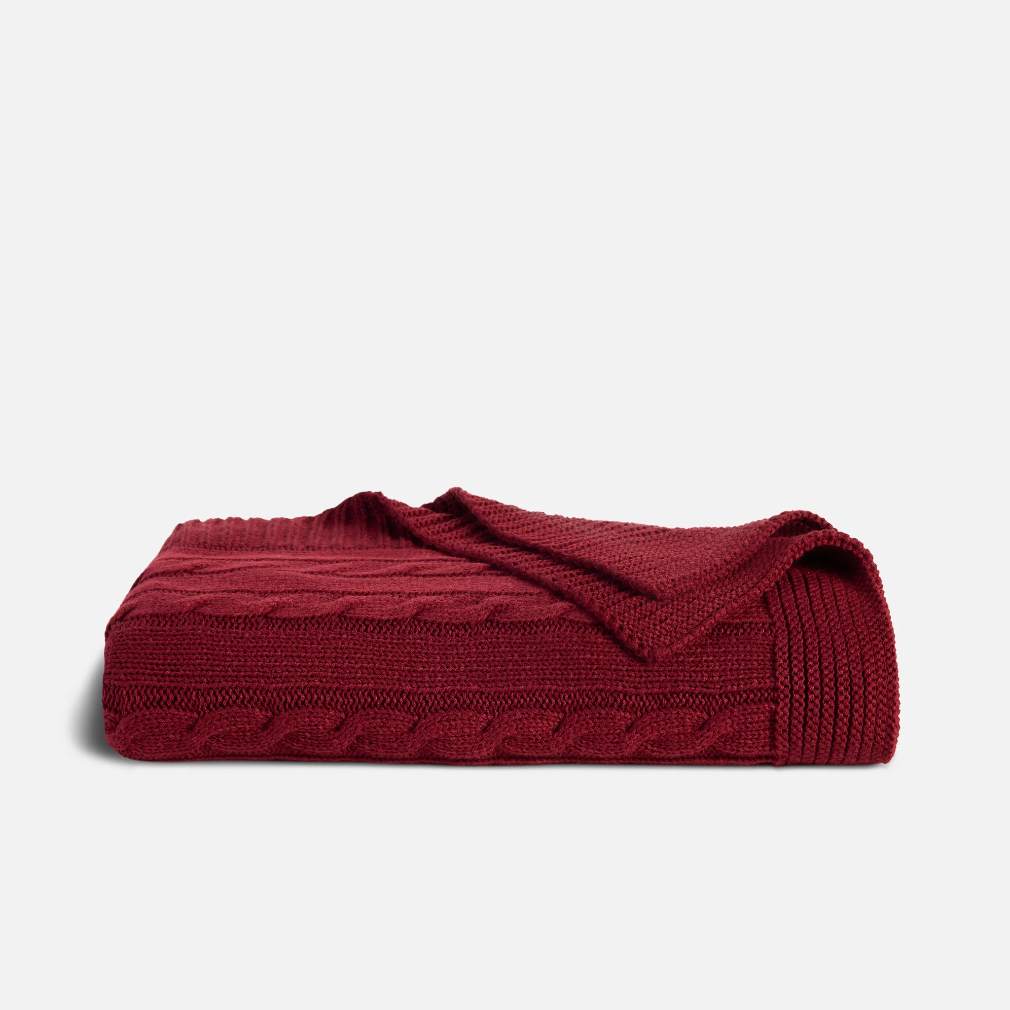 Cable Knit Throw Blanket - Last Call