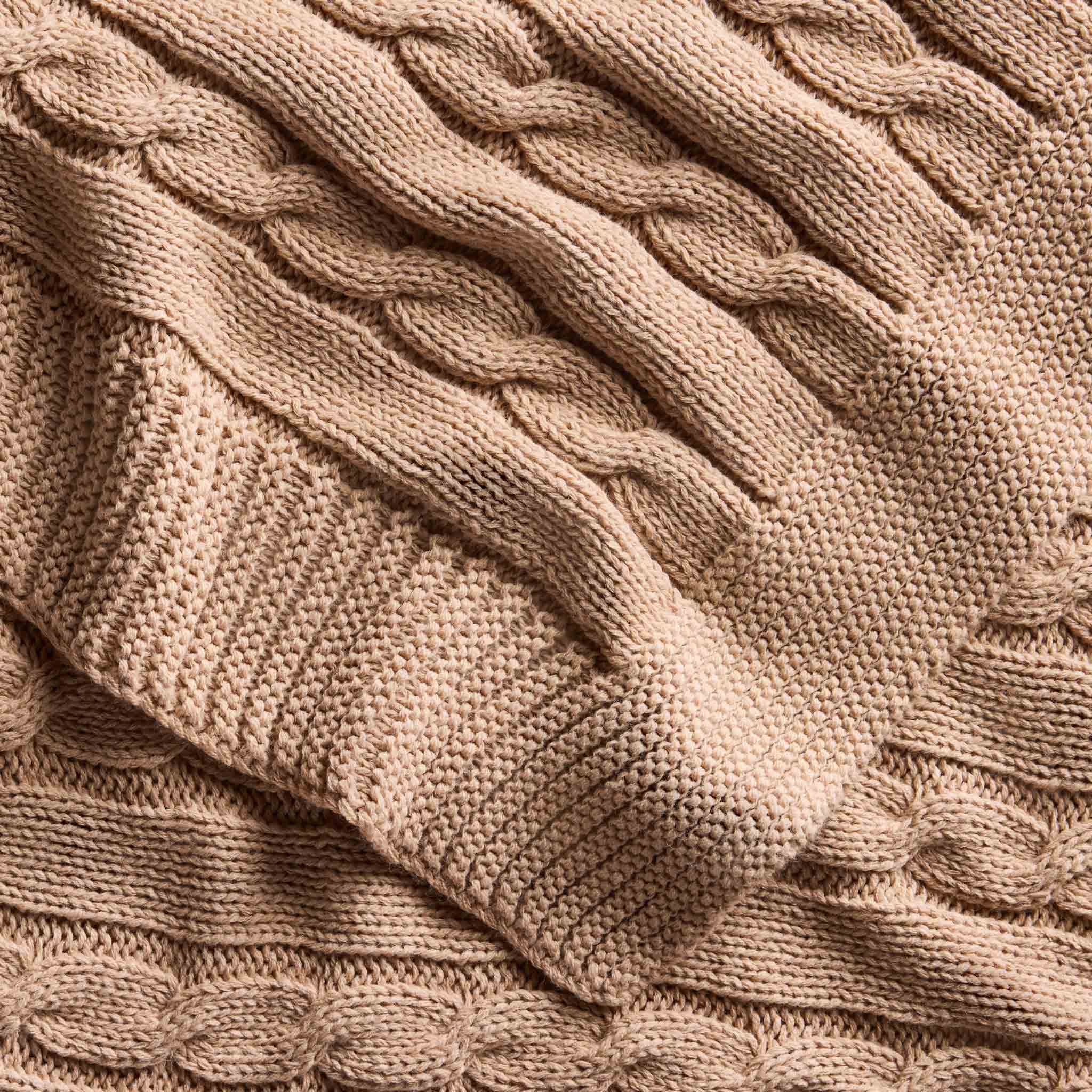 Cable Knit Throw Blanket - Last Call