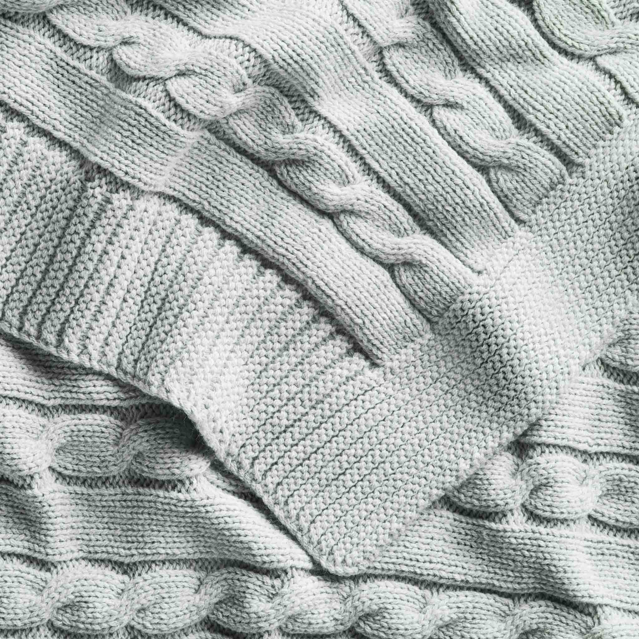 Cable Knit Throw Blanket - Last Call