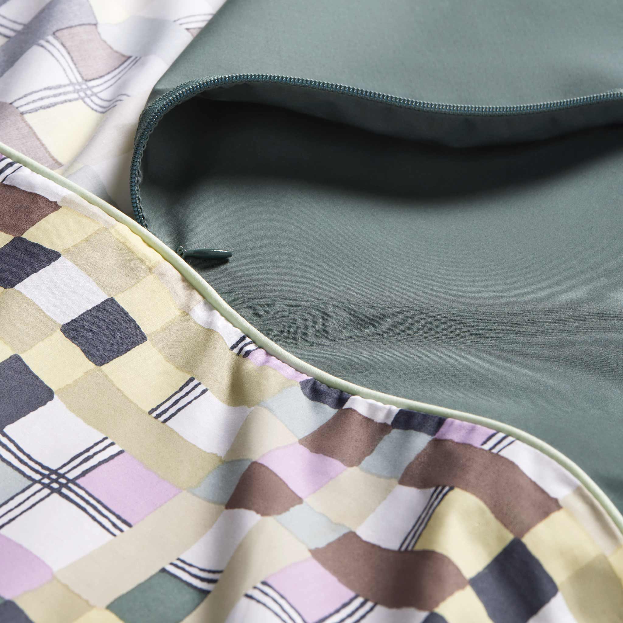 Piped Classic Percale Duvet Cover - Last Call