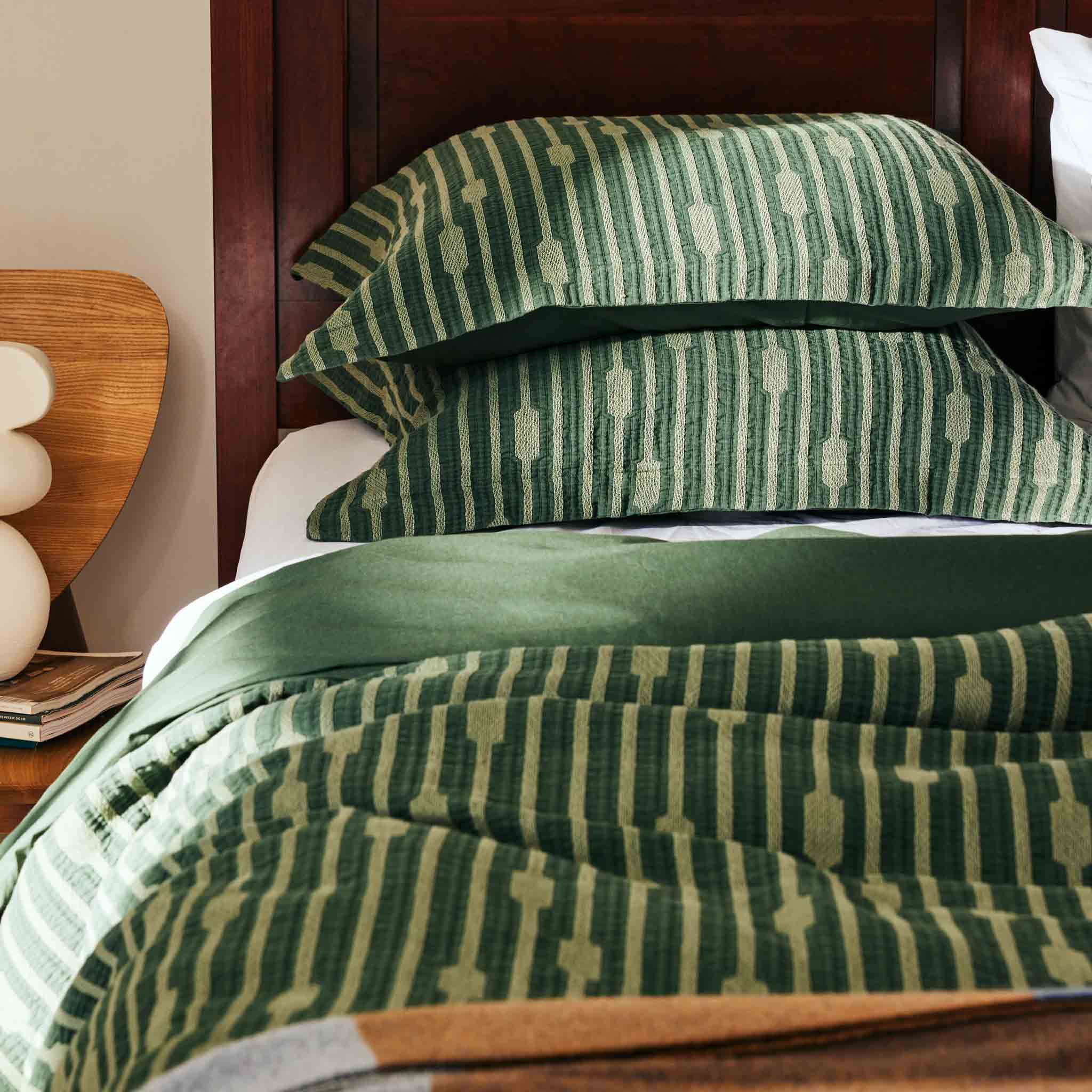Woven Texture Cotton Shams - Last Call