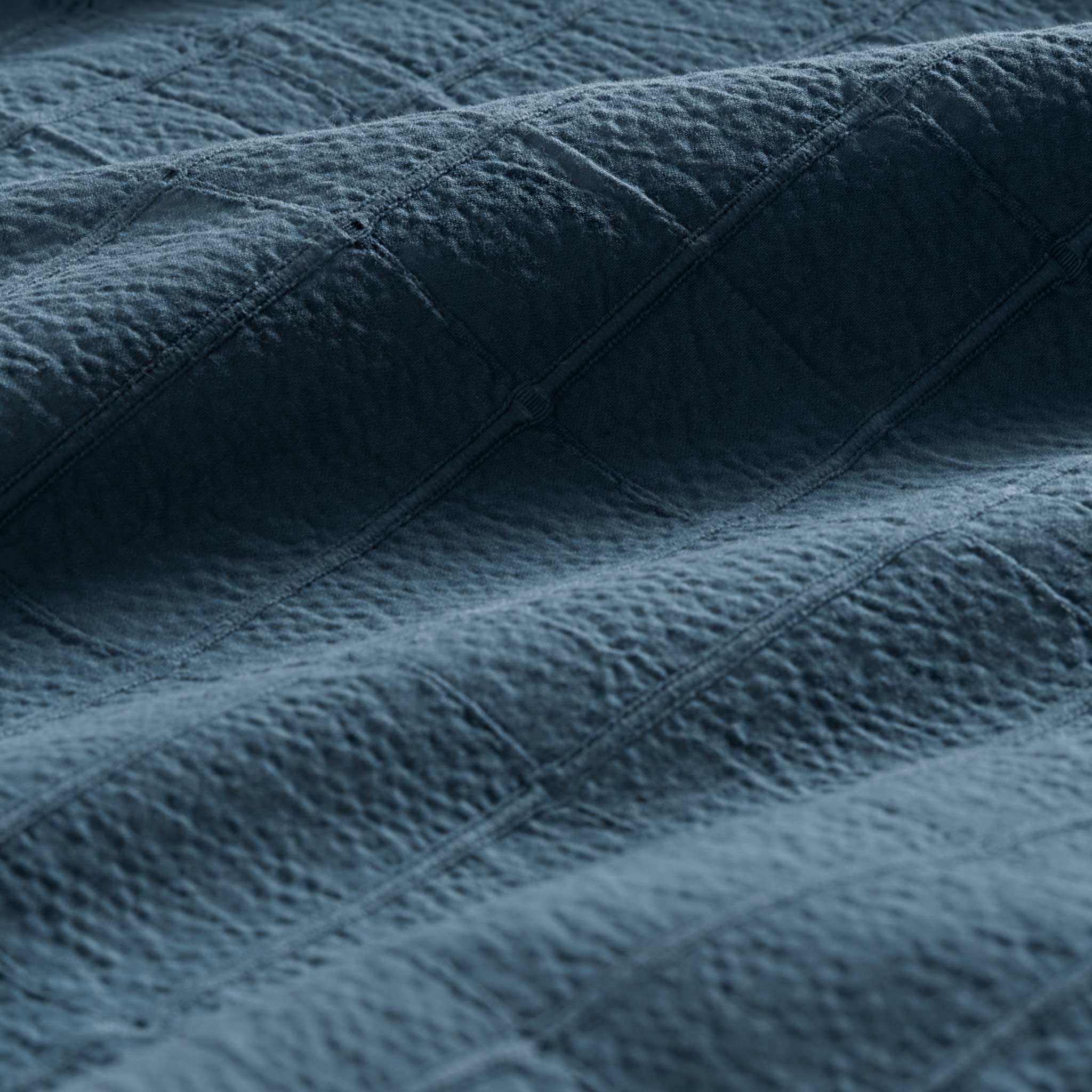 Textured Windowpane Duvet Cover